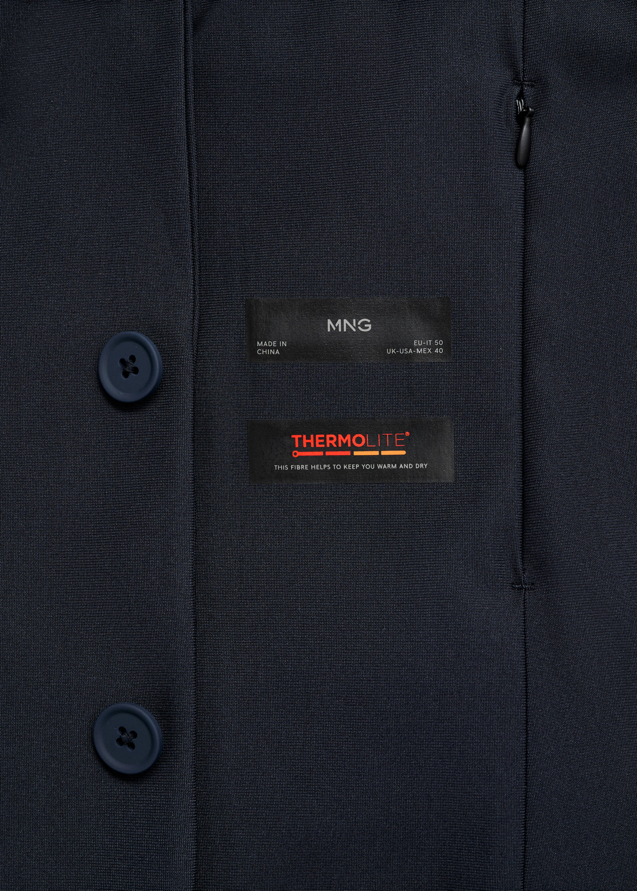 Zurich slim-fit Thermolite® suit jacket - Details of the article 0