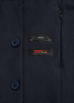 Zurich slim-fit Thermolite® suit jacket — Navy 8