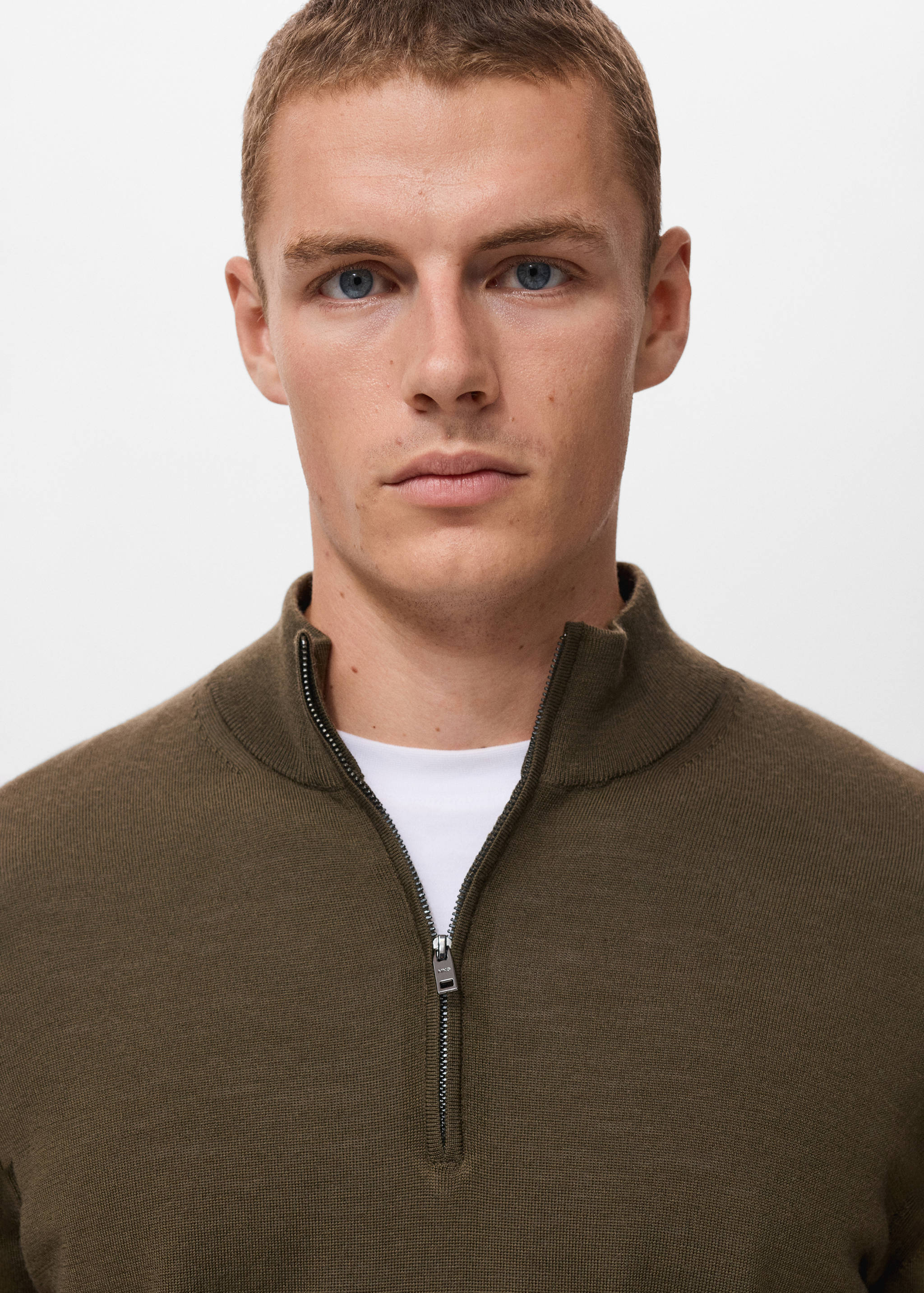 كنزة برقبة بيركنز 100% صوف ميرينو - تفاصيل المنتج 1