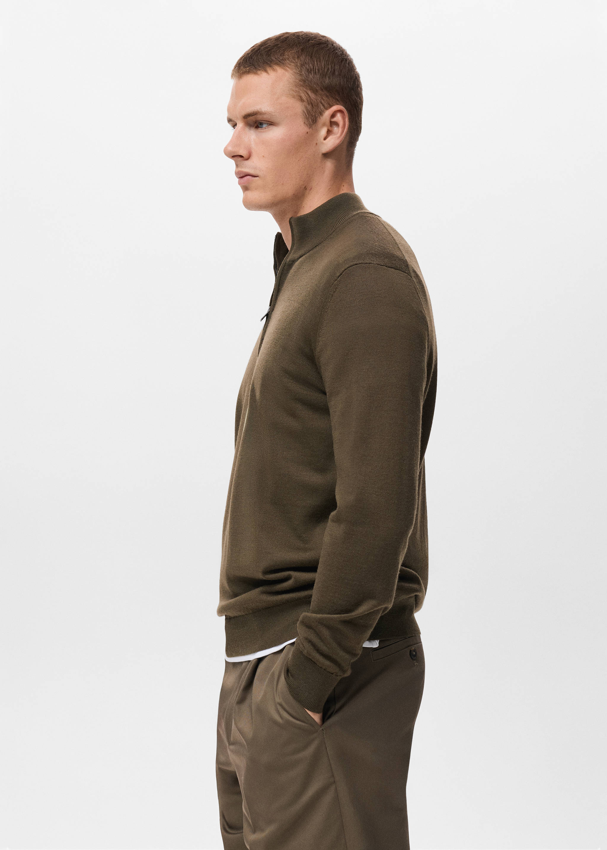 كنزة برقبة بيركنز 100% صوف ميرينو - تفاصيل المنتج 2