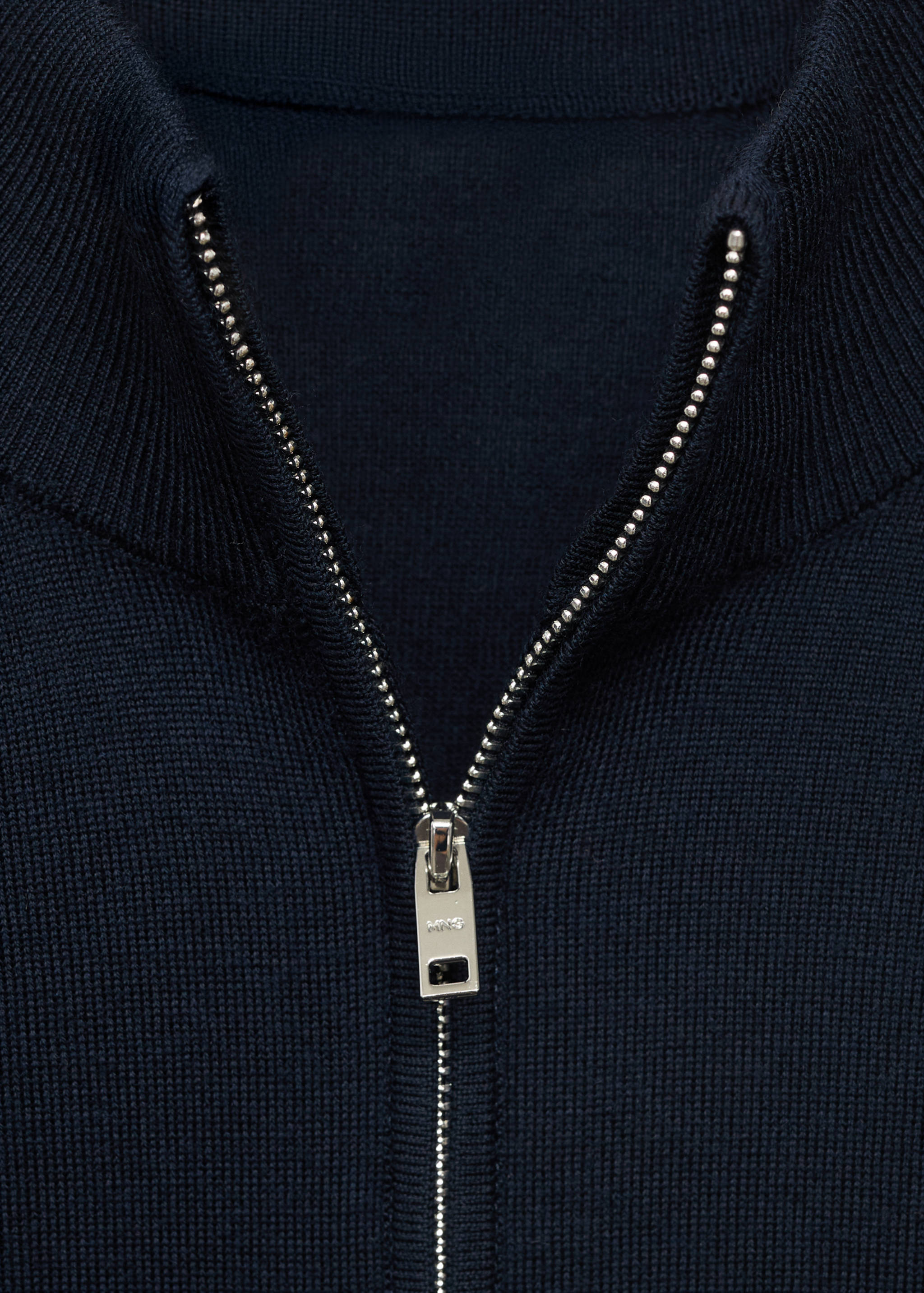 100% merino wool sweater with perkins collar - Details of the article 8