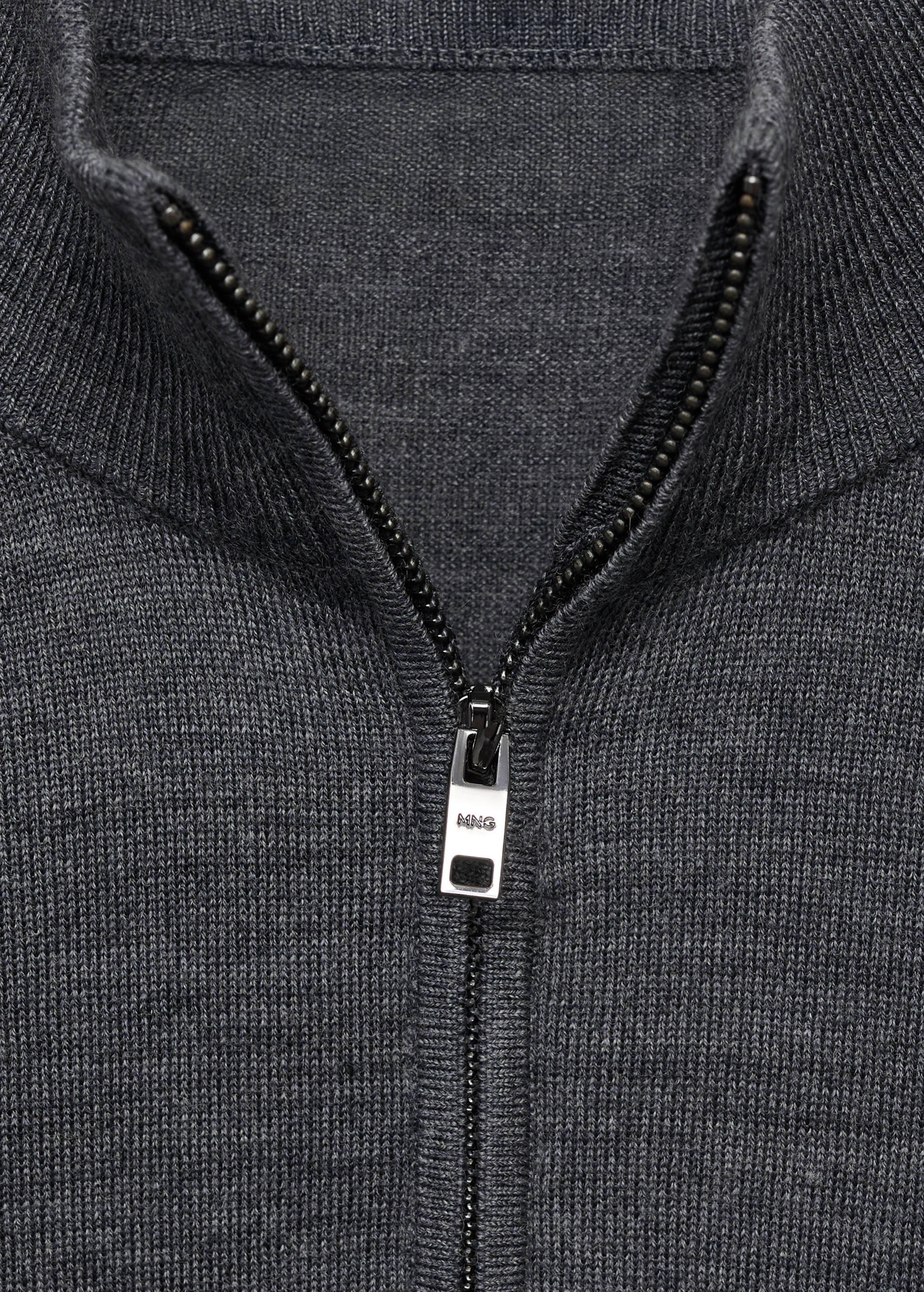 100% merino wool sweater with perkins collar - Details of the article 8
