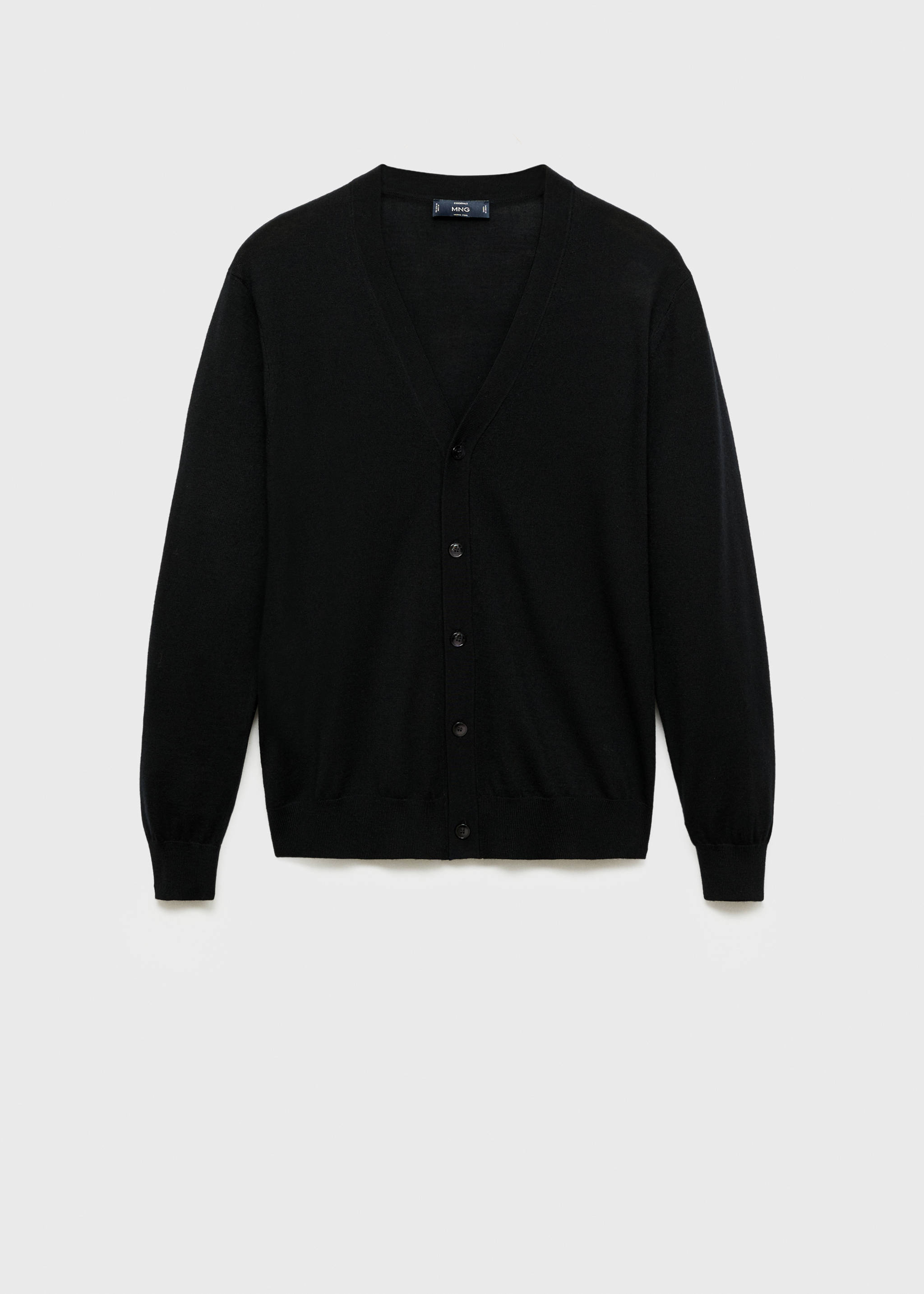 100% merino wool cardigan - Article without model