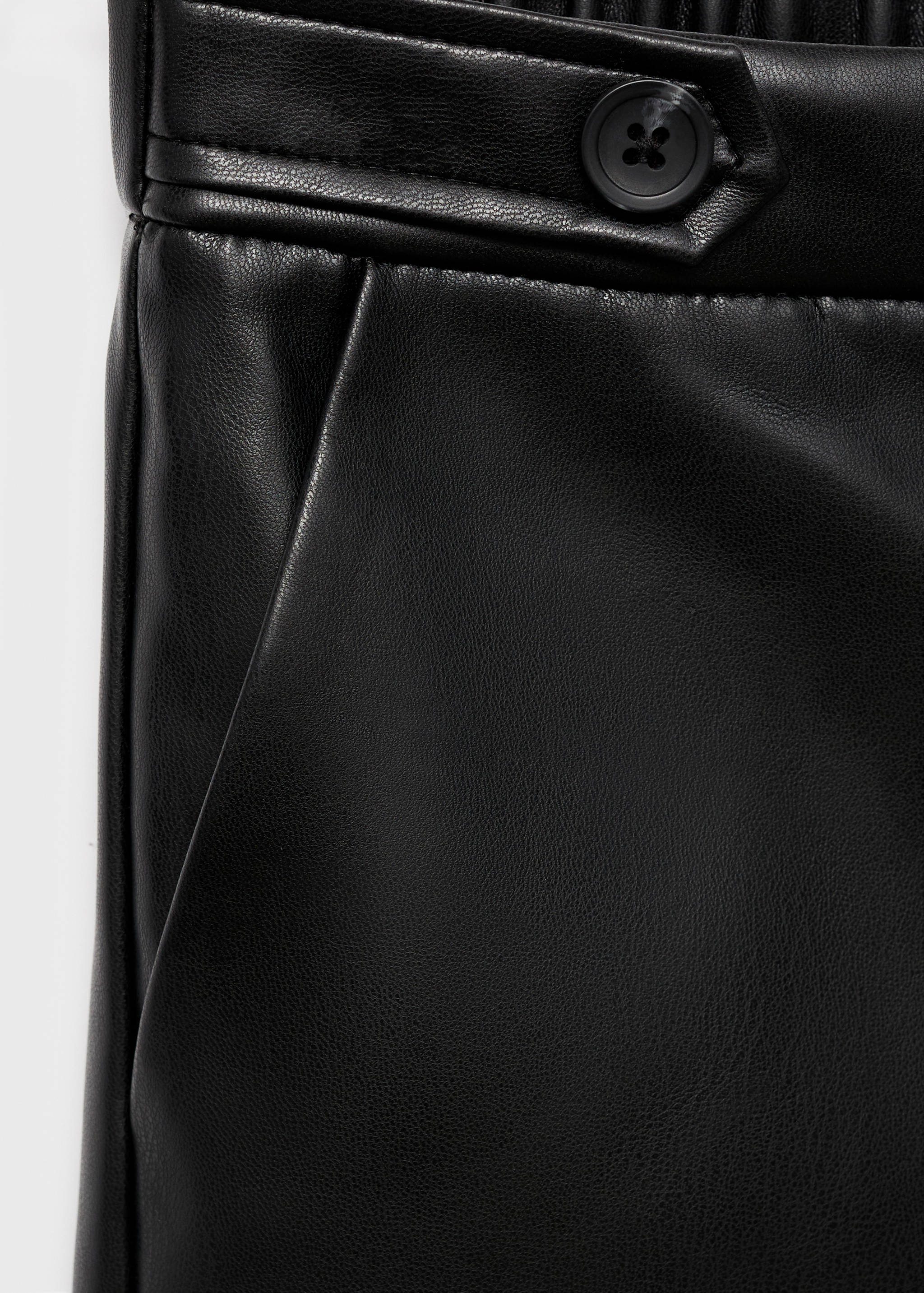 Pantalones polipiel rectos - Detalle del artículo 8