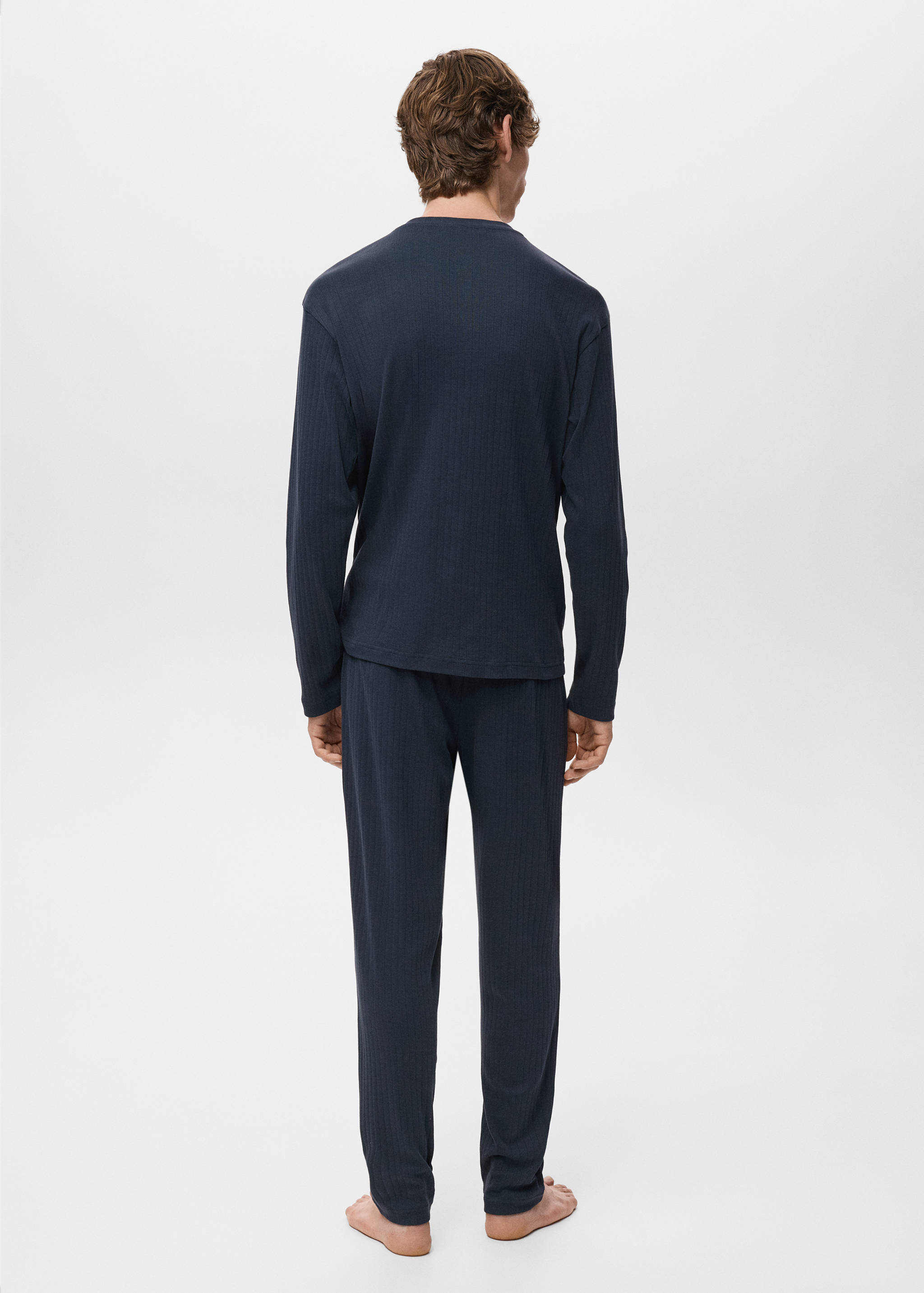 Lange pyjama 100% katoen - Achterkant van het artikel