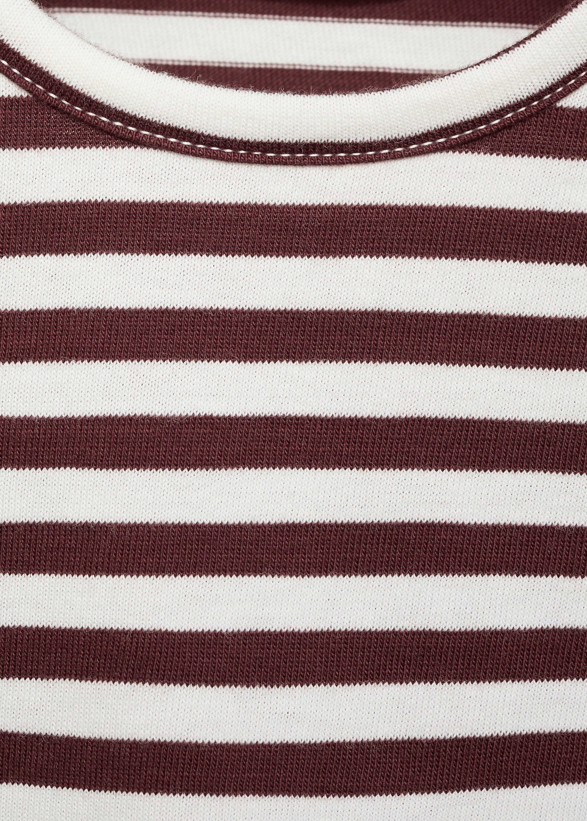 Striped cotton T-shirt - Details of the article 8