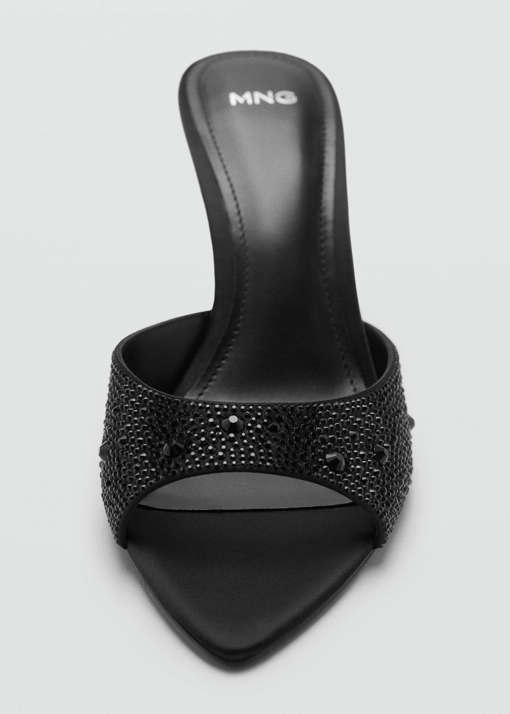 صندل لامع بكعب عالي - تفاصيل المنتج 1