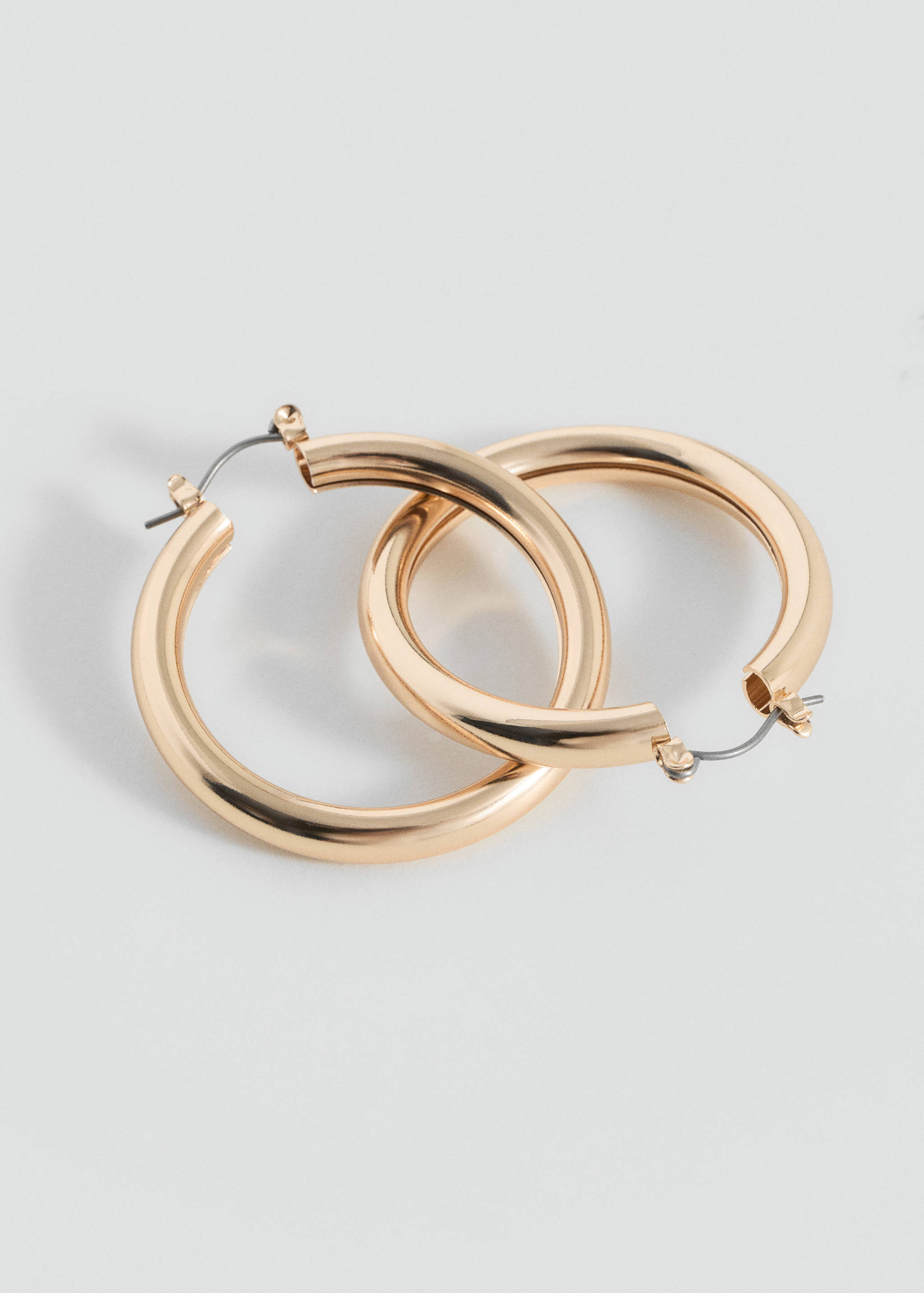 Metall-Kreolen - Mittlere Ansicht