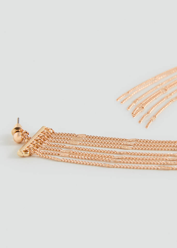 Pendant earrings — Gold