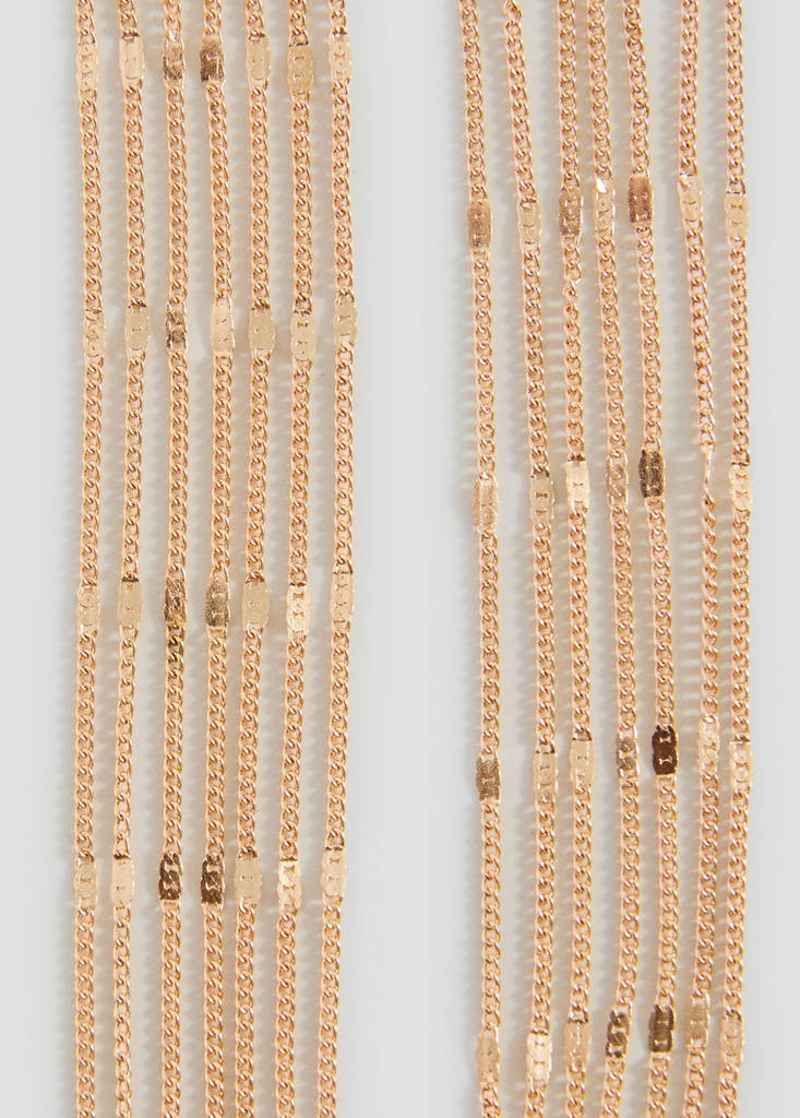 Pendant earrings — Gold