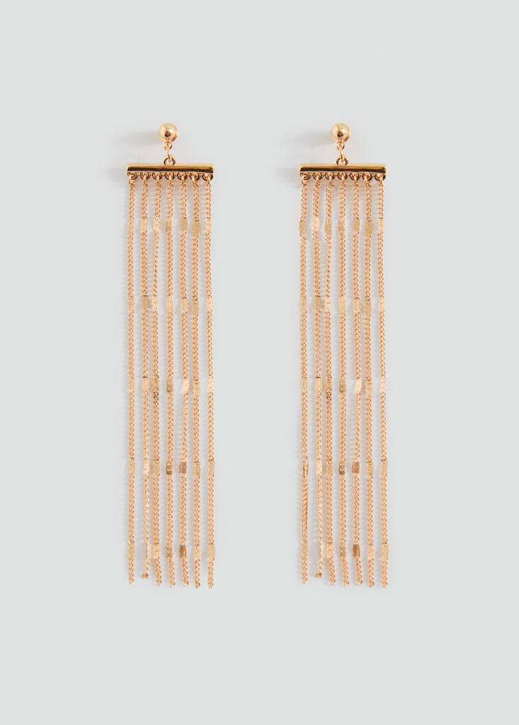 Pendant earrings — Gold
