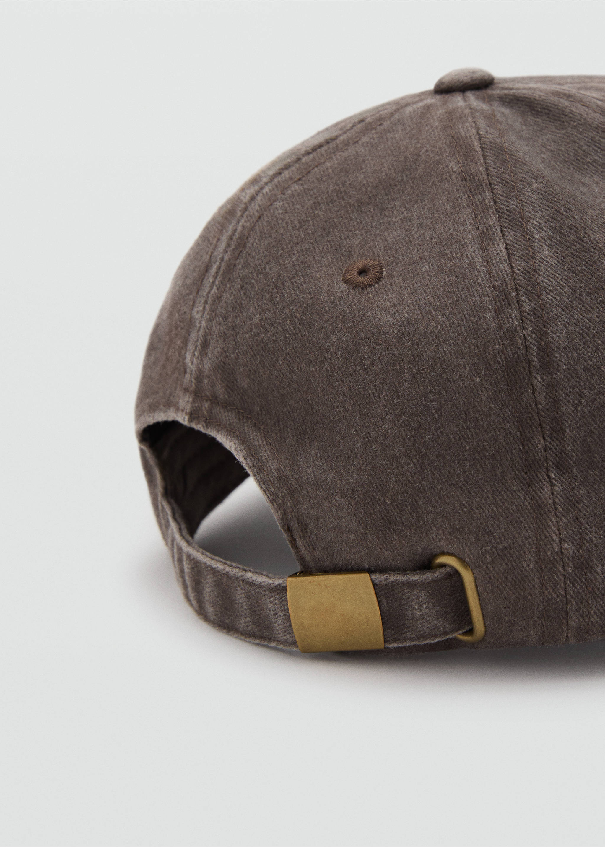 Gorra texto bordado - Detalle del artículo 1, Marrón. Ref: 17055994-00.