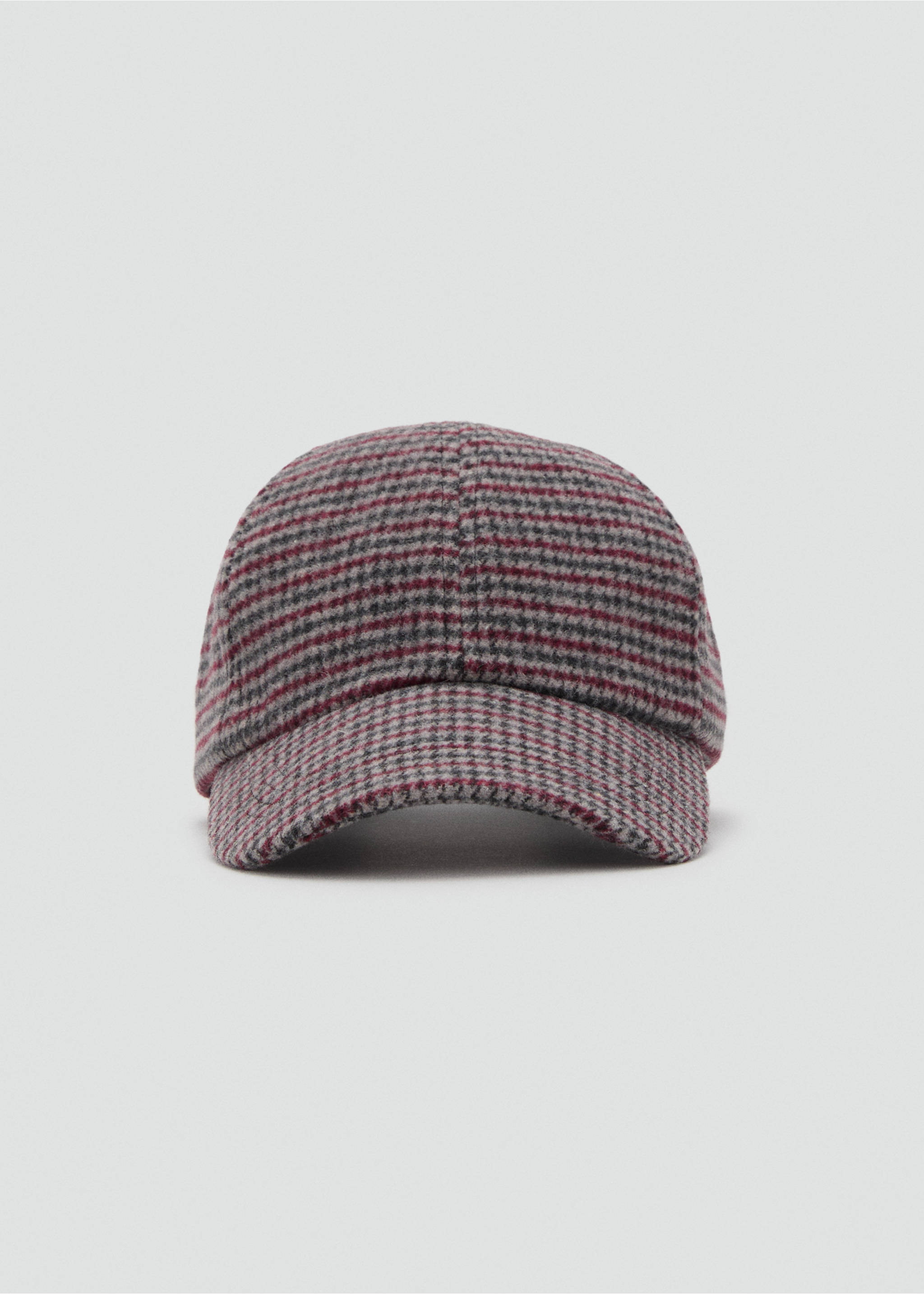 Tweed baker cap - Medium plane, Red. Ref: 17055996-00.