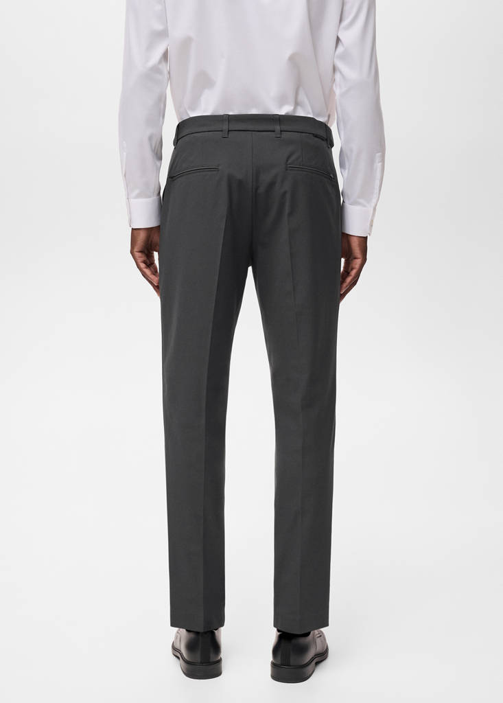 Slim-fit thermoregulating trousers — Dark Green