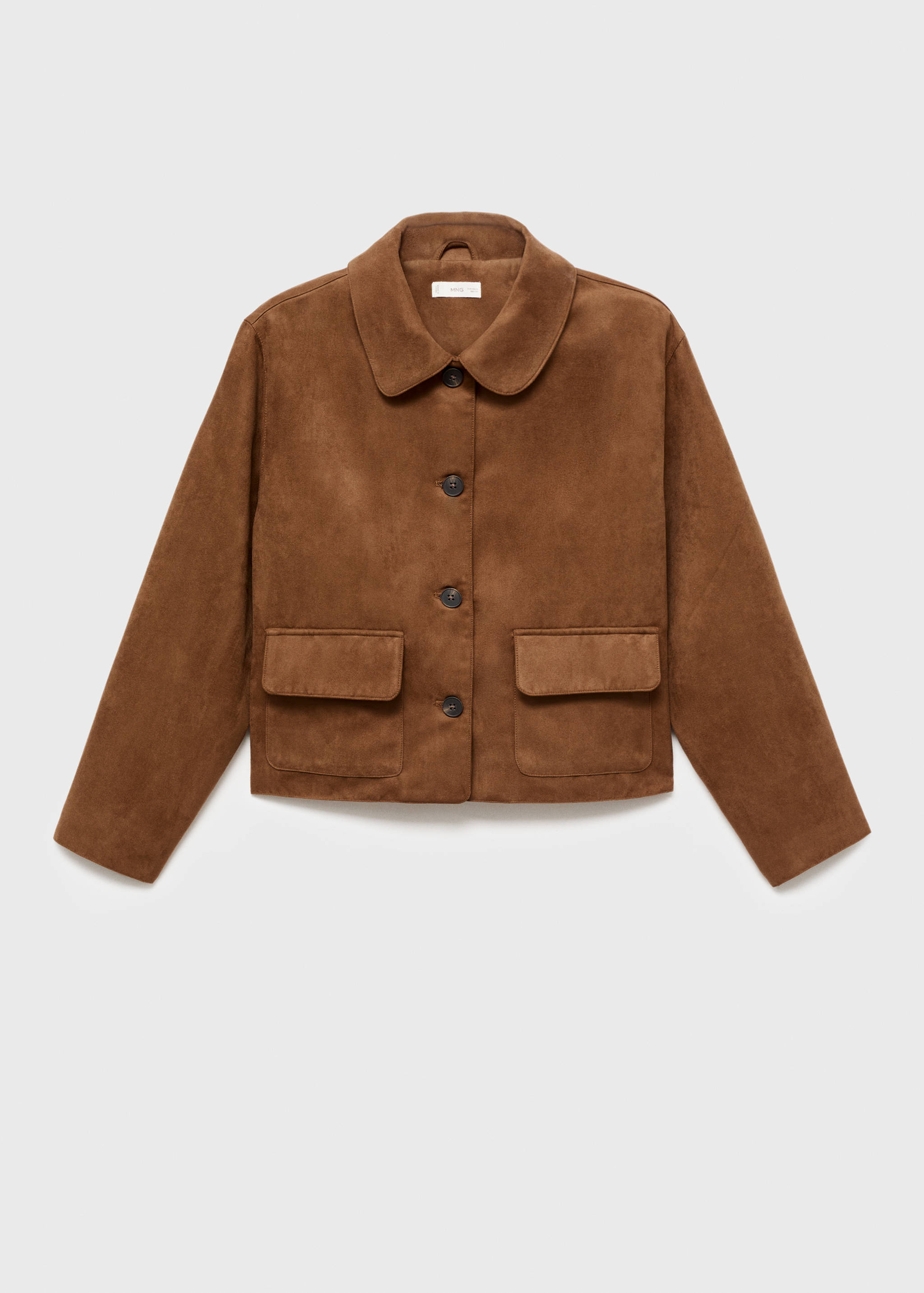 Suede effect jacket - Article without model