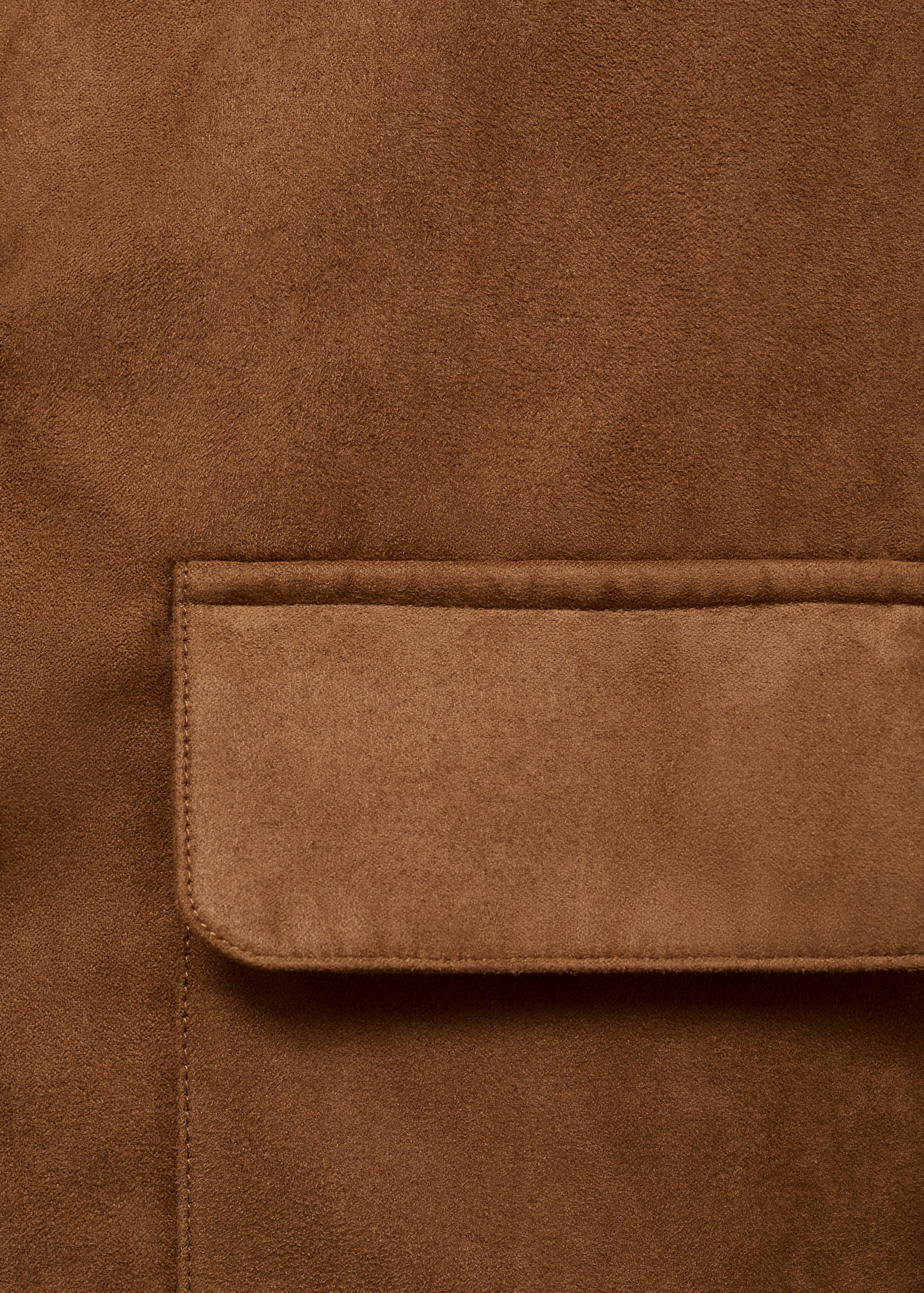 Suede effect jacket - Details of the article 8