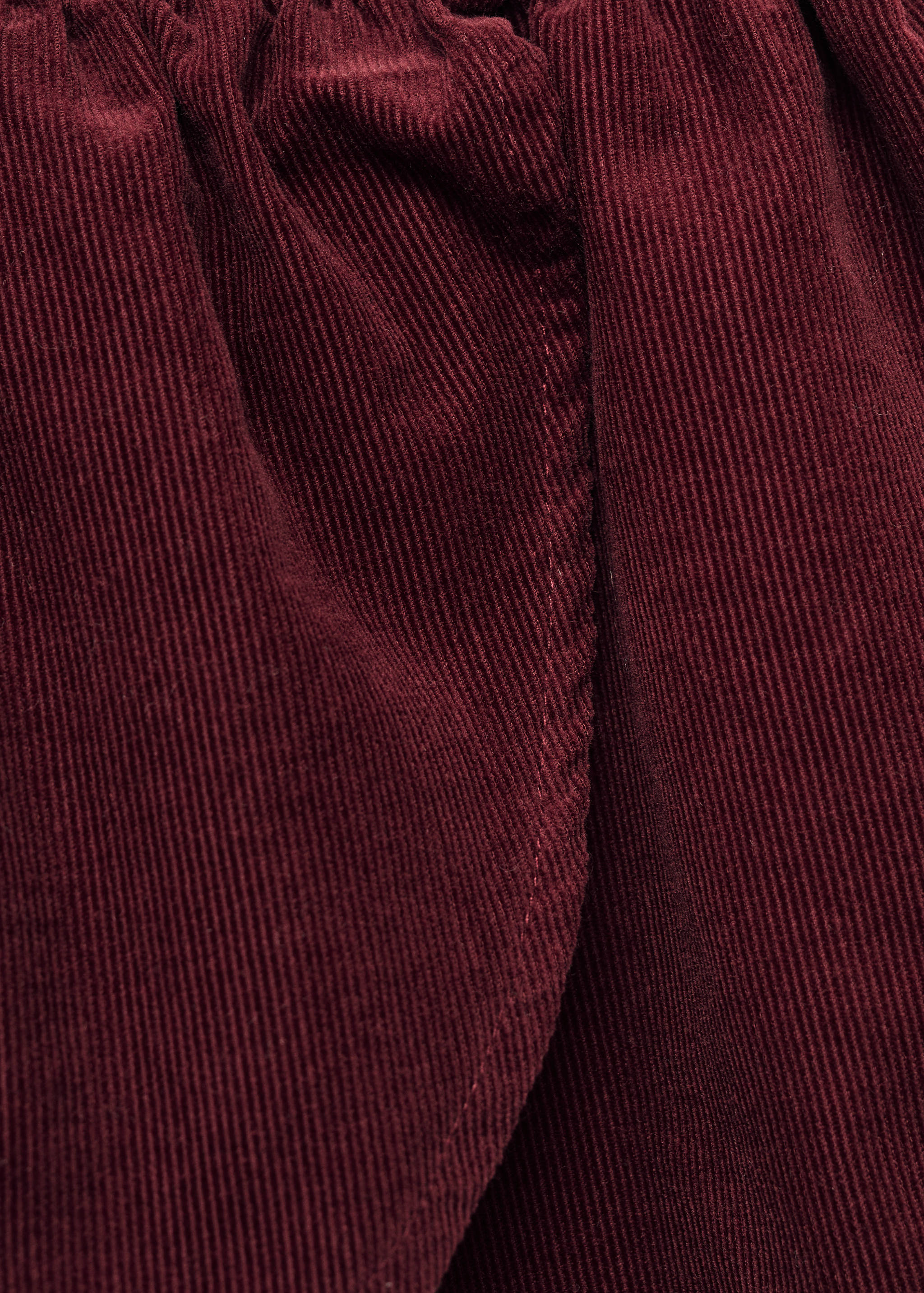 Cotton corduroy skirt - Details of the article 0