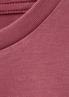 Textured embroidered t-shirt — Strawberry 5