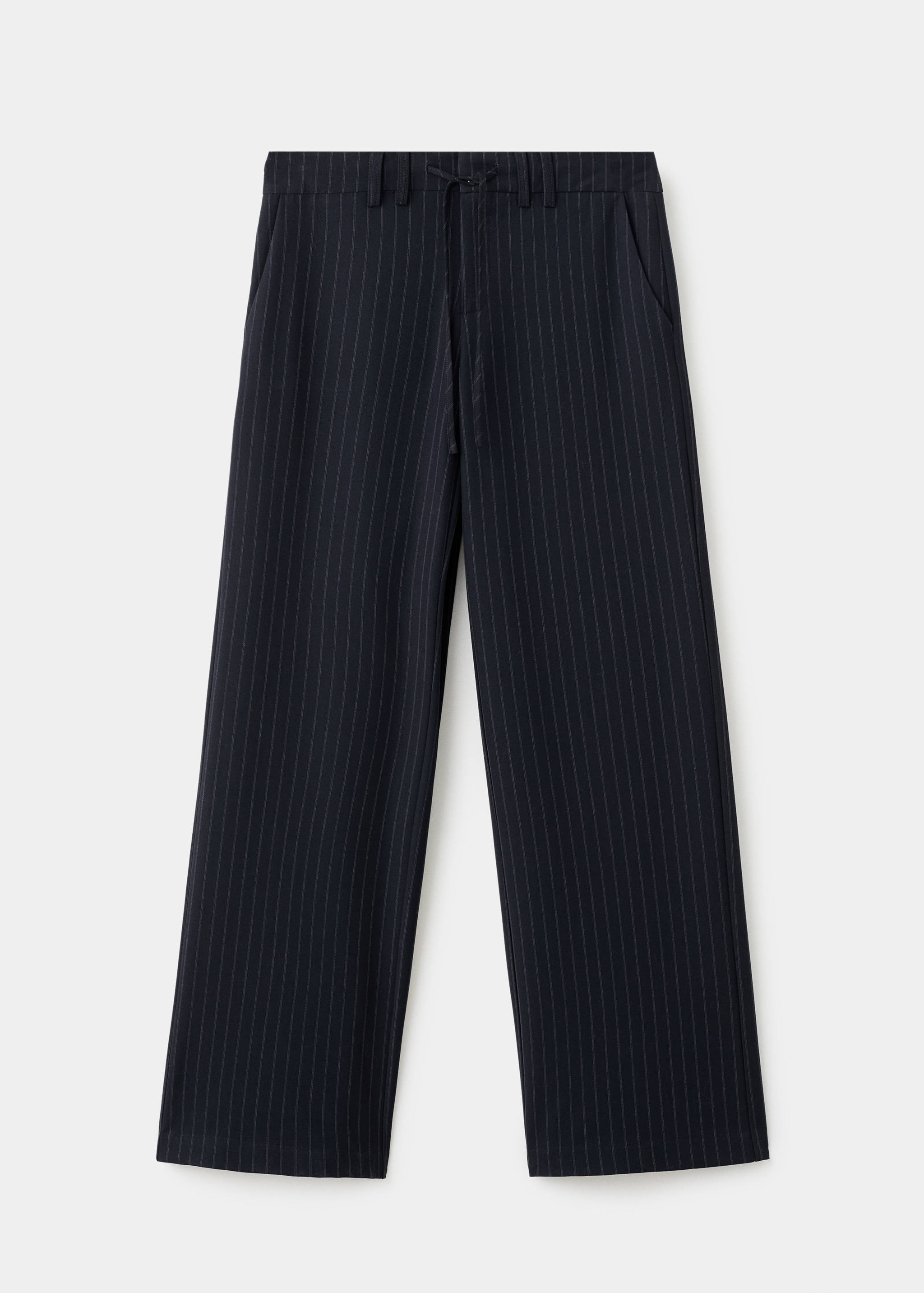 Spodnie garniturowe w paski - Artykuł bez modela/modelki