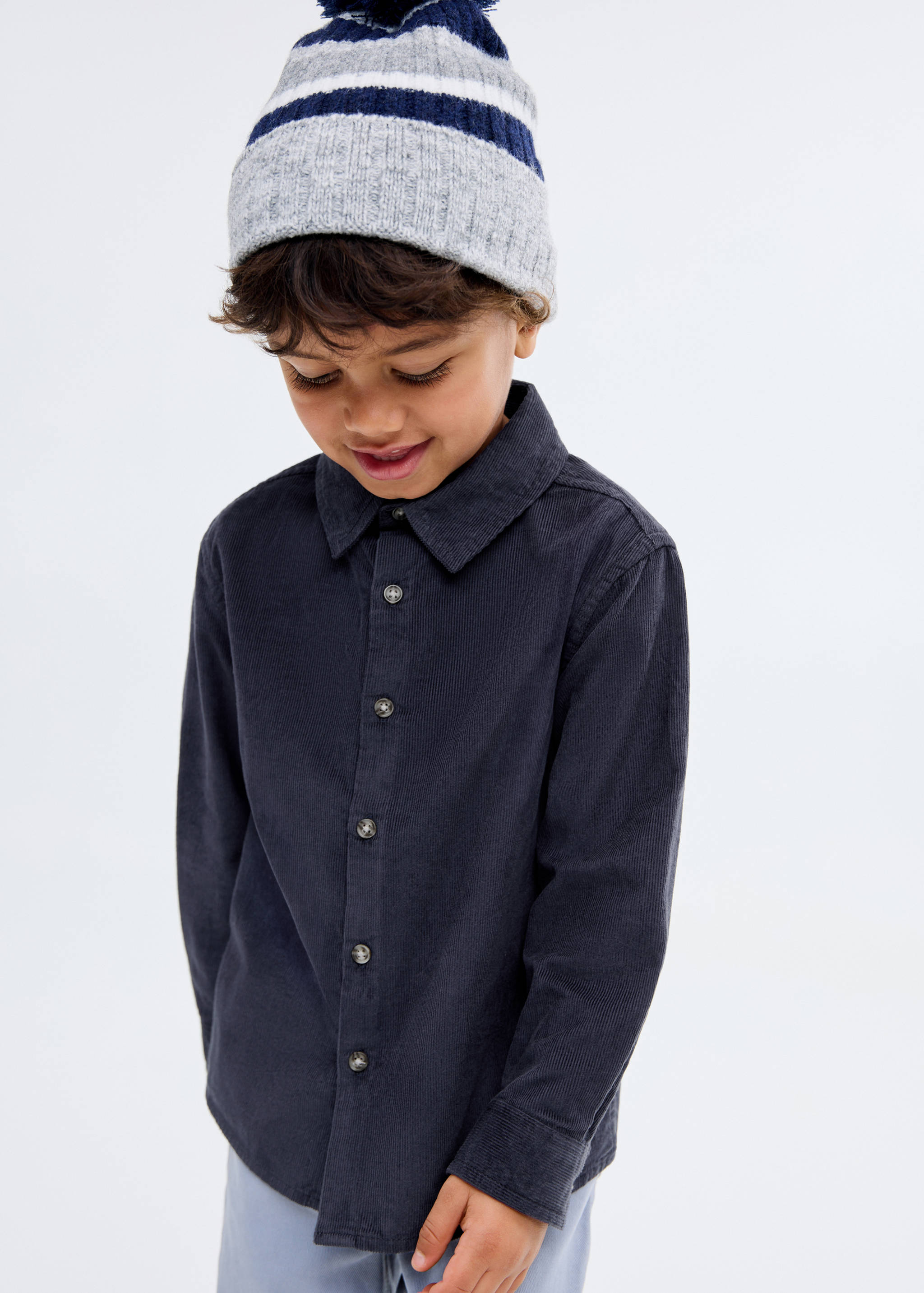 Риза от памучно кадифе - Средна равнина