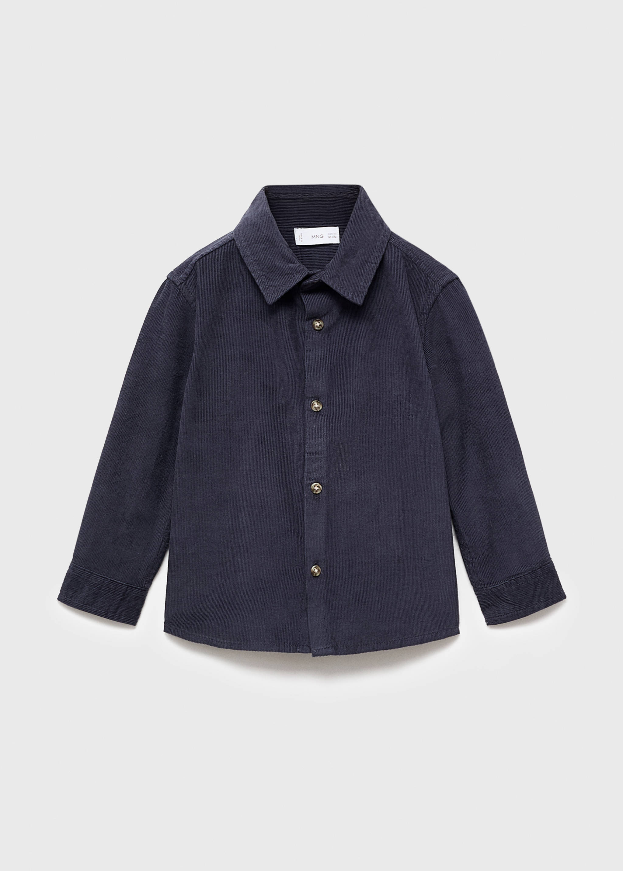 Риза от памучно кадифе - Артикул без модел