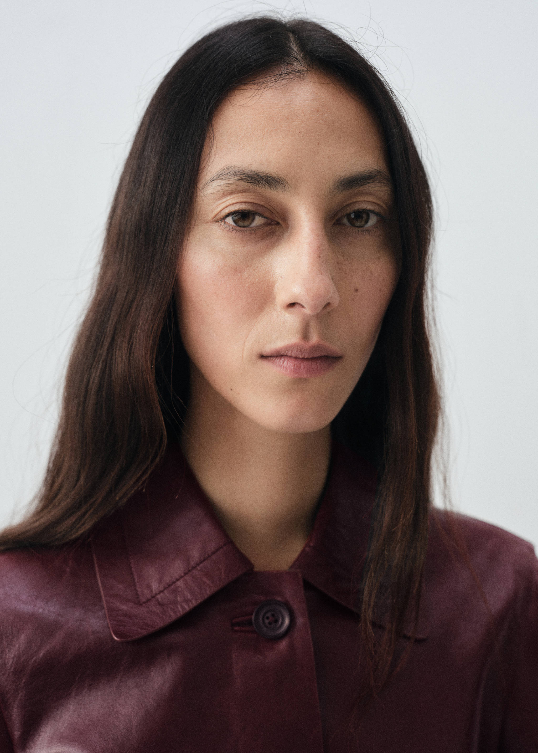 Veste 100 % cuir boutons - Détail de l'article 2