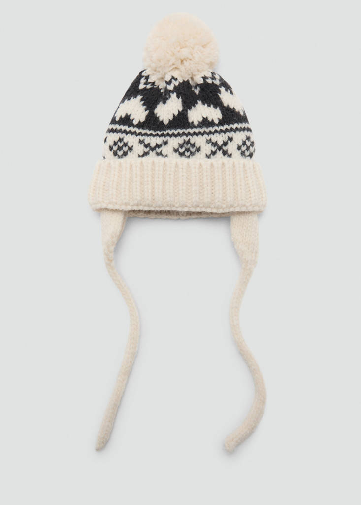 Knitted bobble hat - thumbnail 2