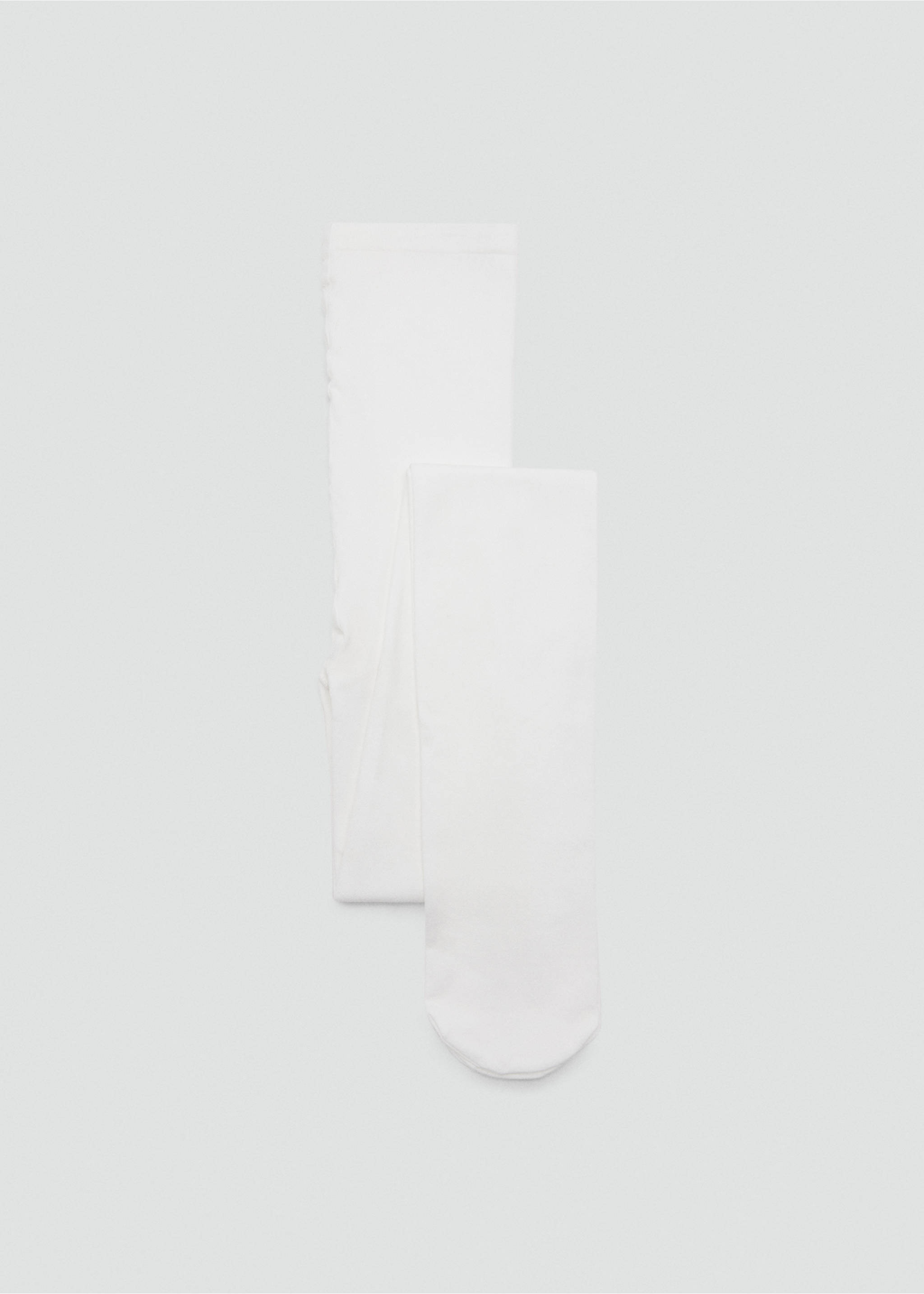Basic colour tights - Article without model, White. Ref: 17056349-00.