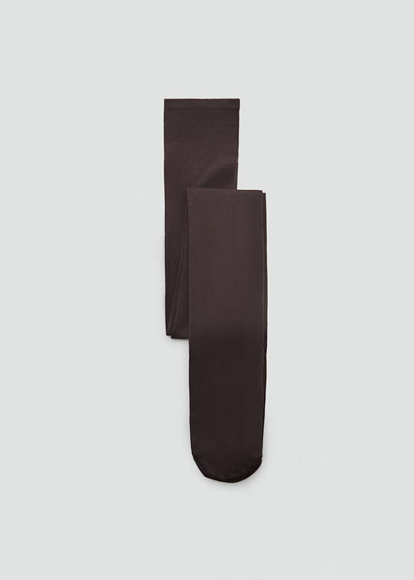 Basic colour tights — Chocolate