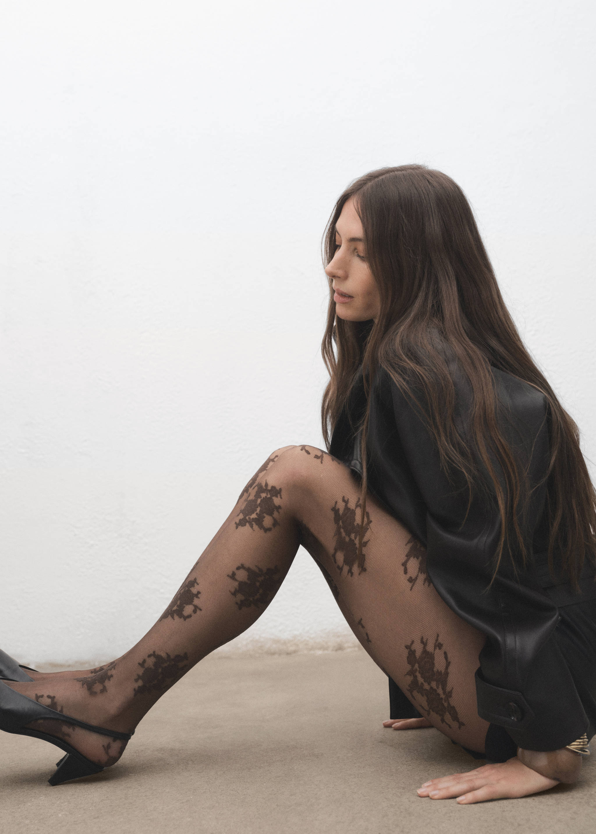 Fine jacquard stockings - Details of the article 9