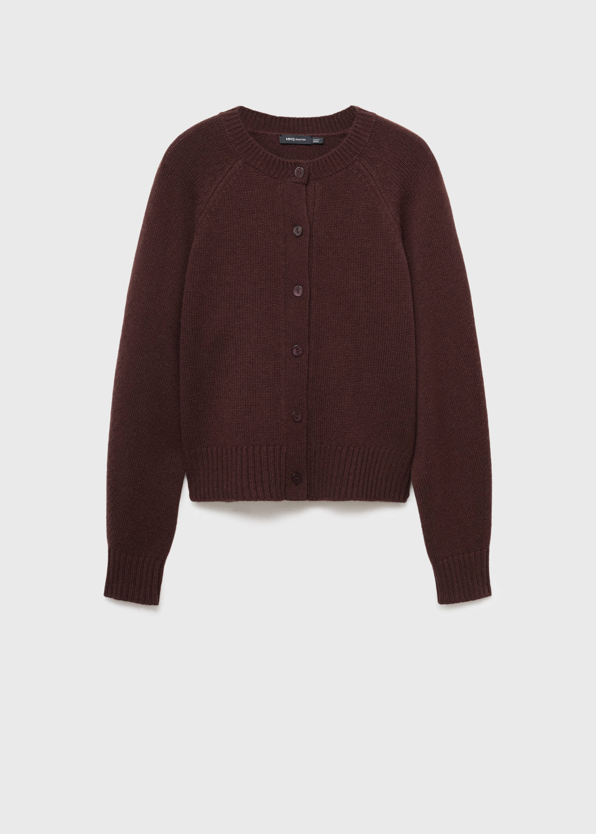 Chunky knit wool-blend cardigan - Article without model