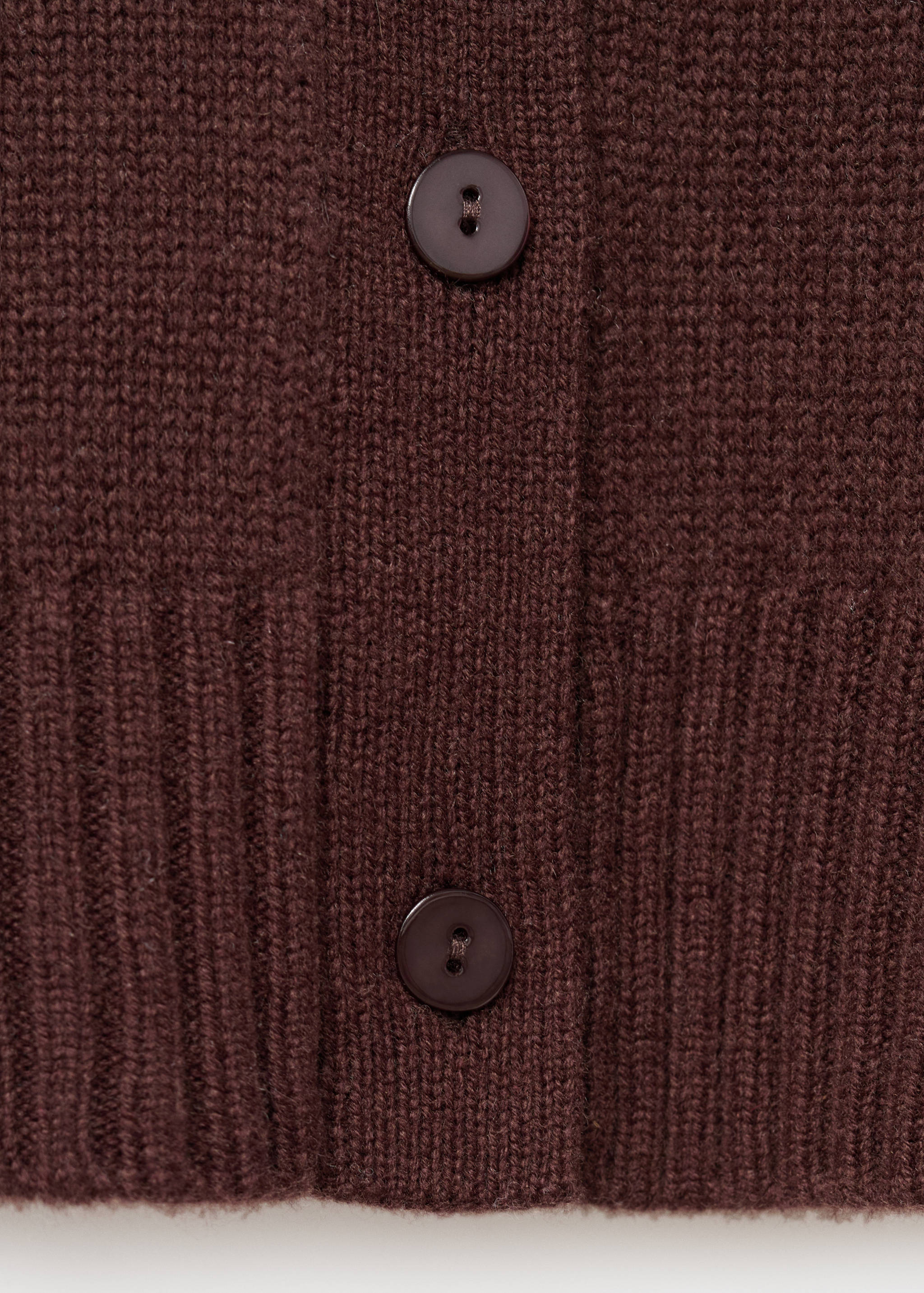 Chunky knit wool-blend cardigan - Details of the article 0