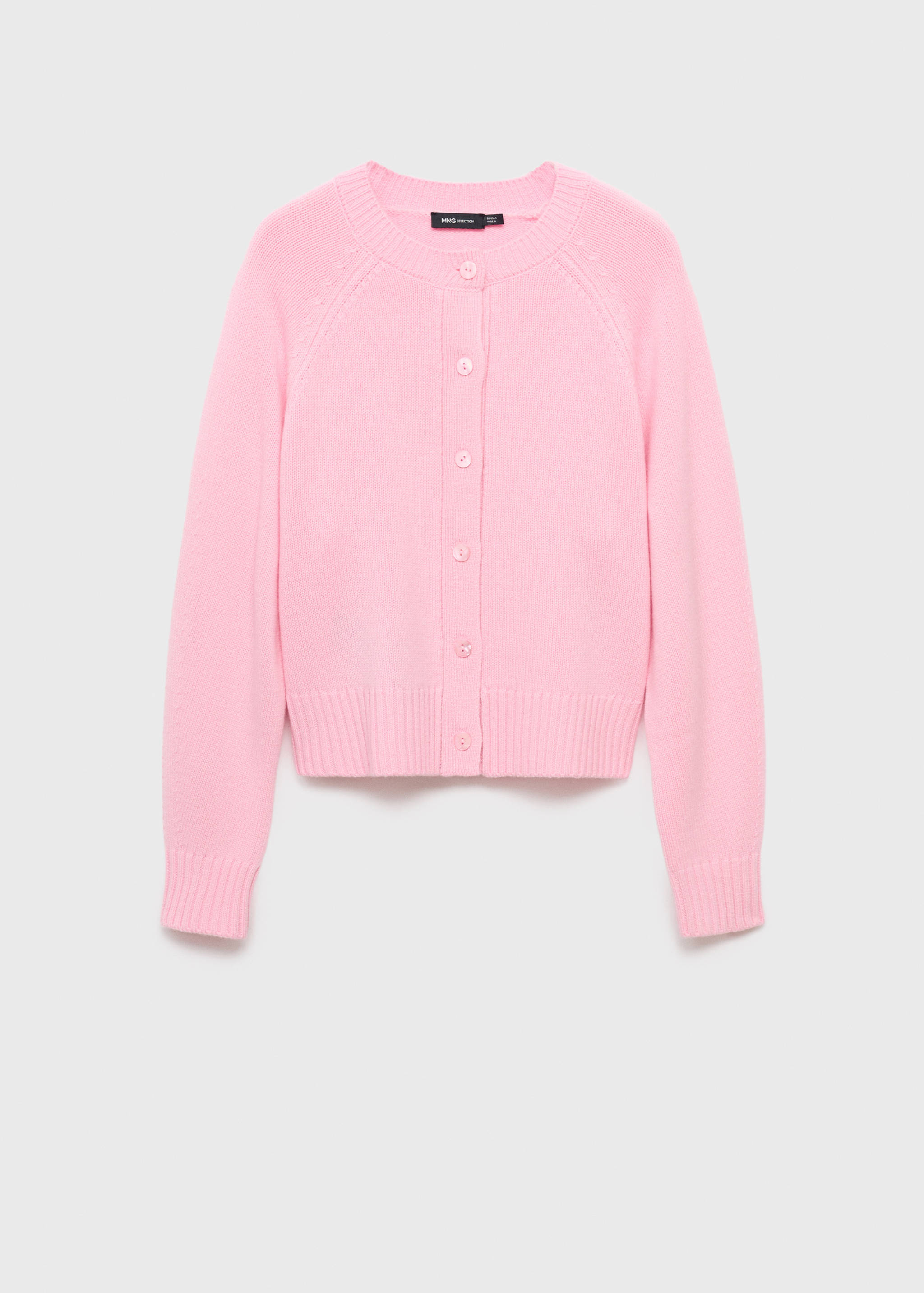 Chunky knit wool-blend cardigan - Article without model