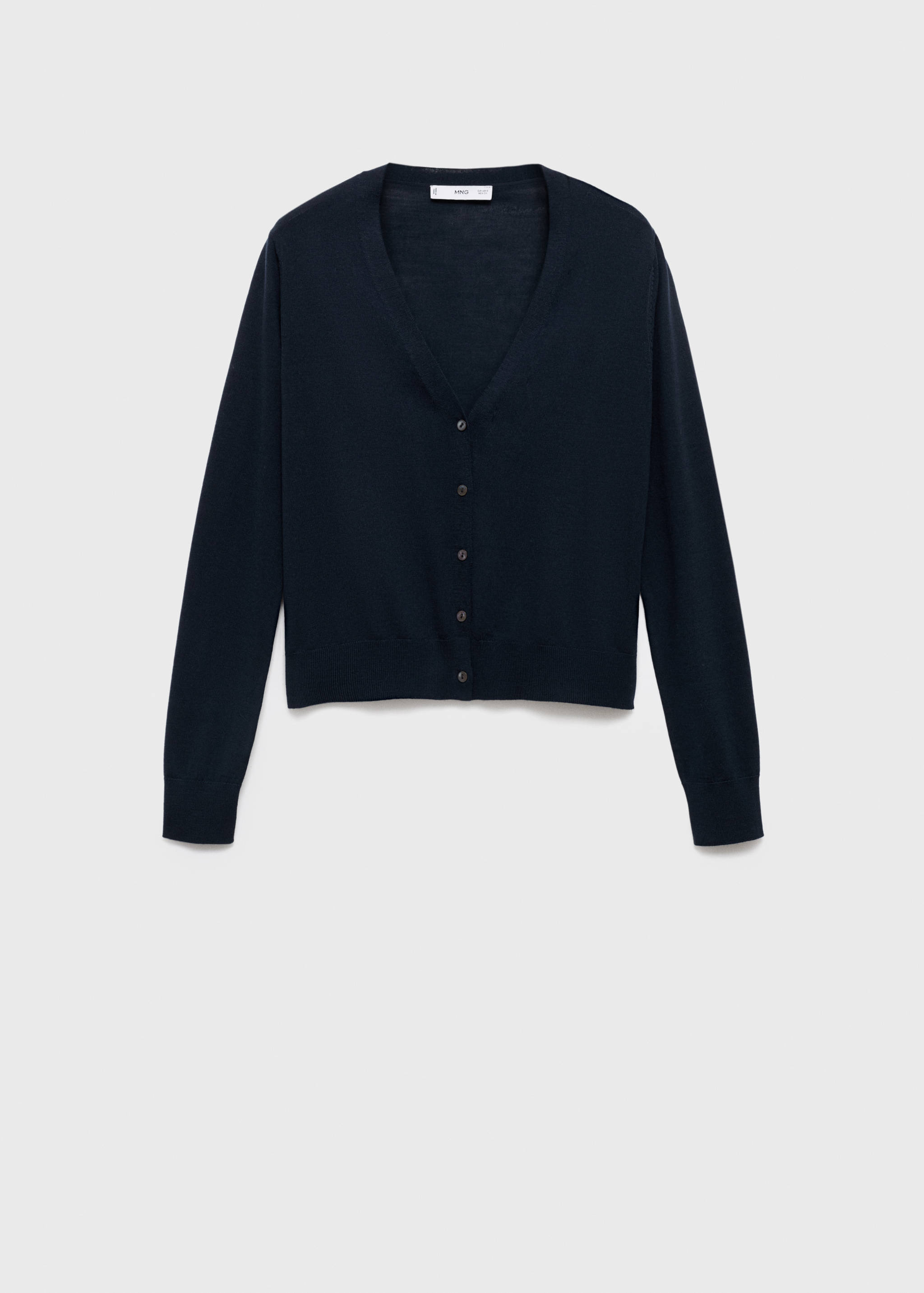 Cardigan 100 % laine mérinos - Article sans modèle