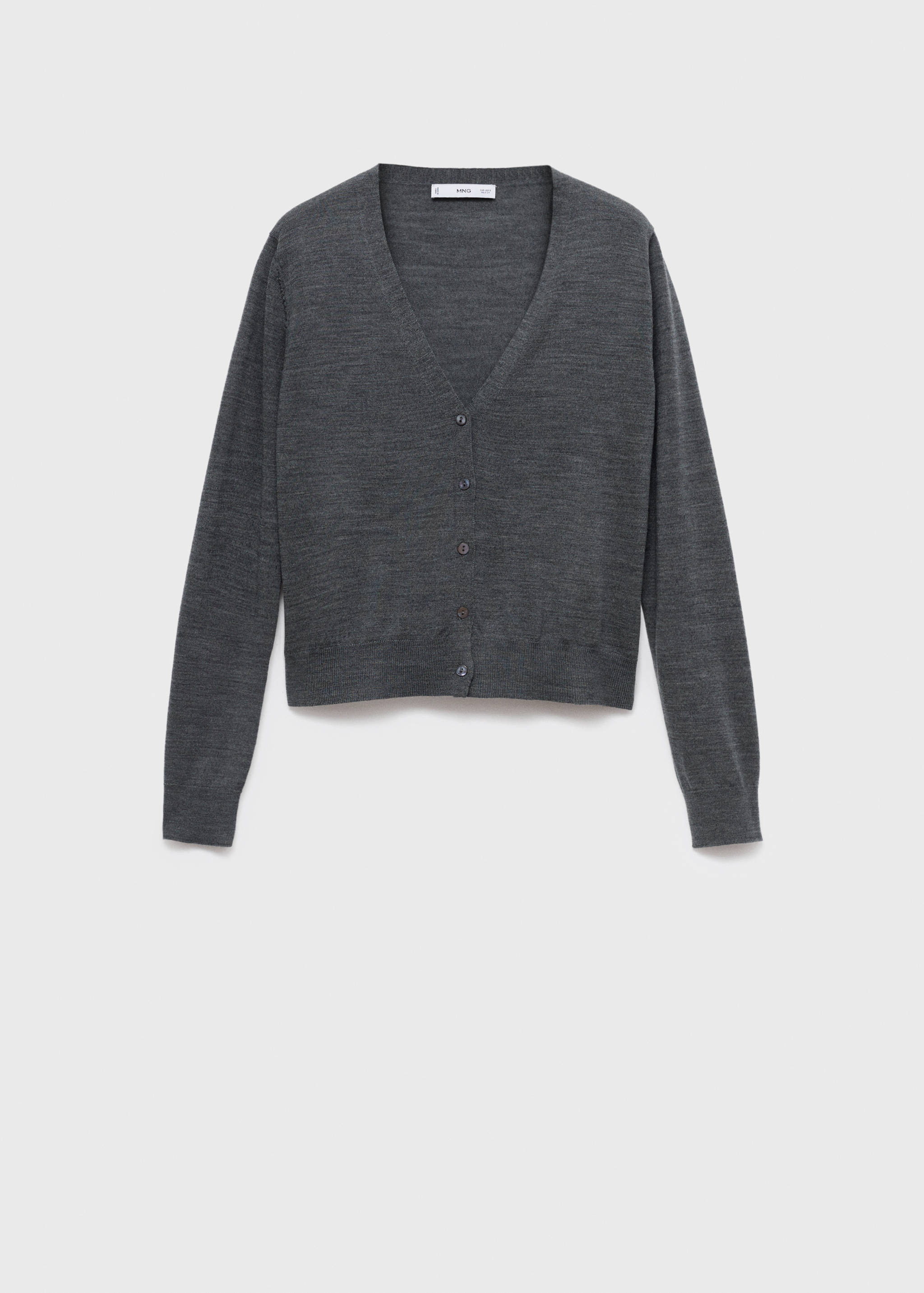 Cardigan 100 % laine mérinos - Article sans modèle