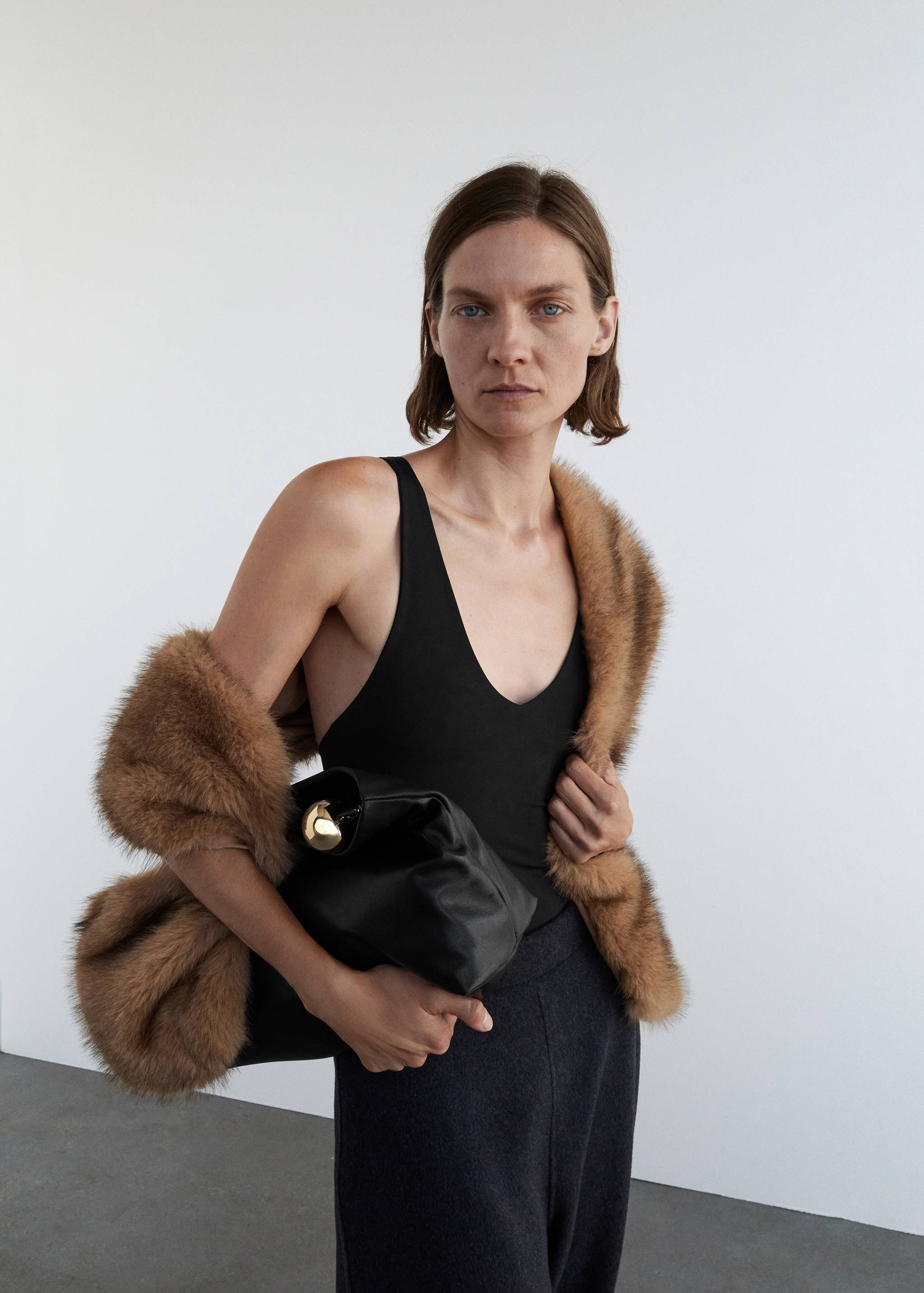 Faux-fur scarf - General plane