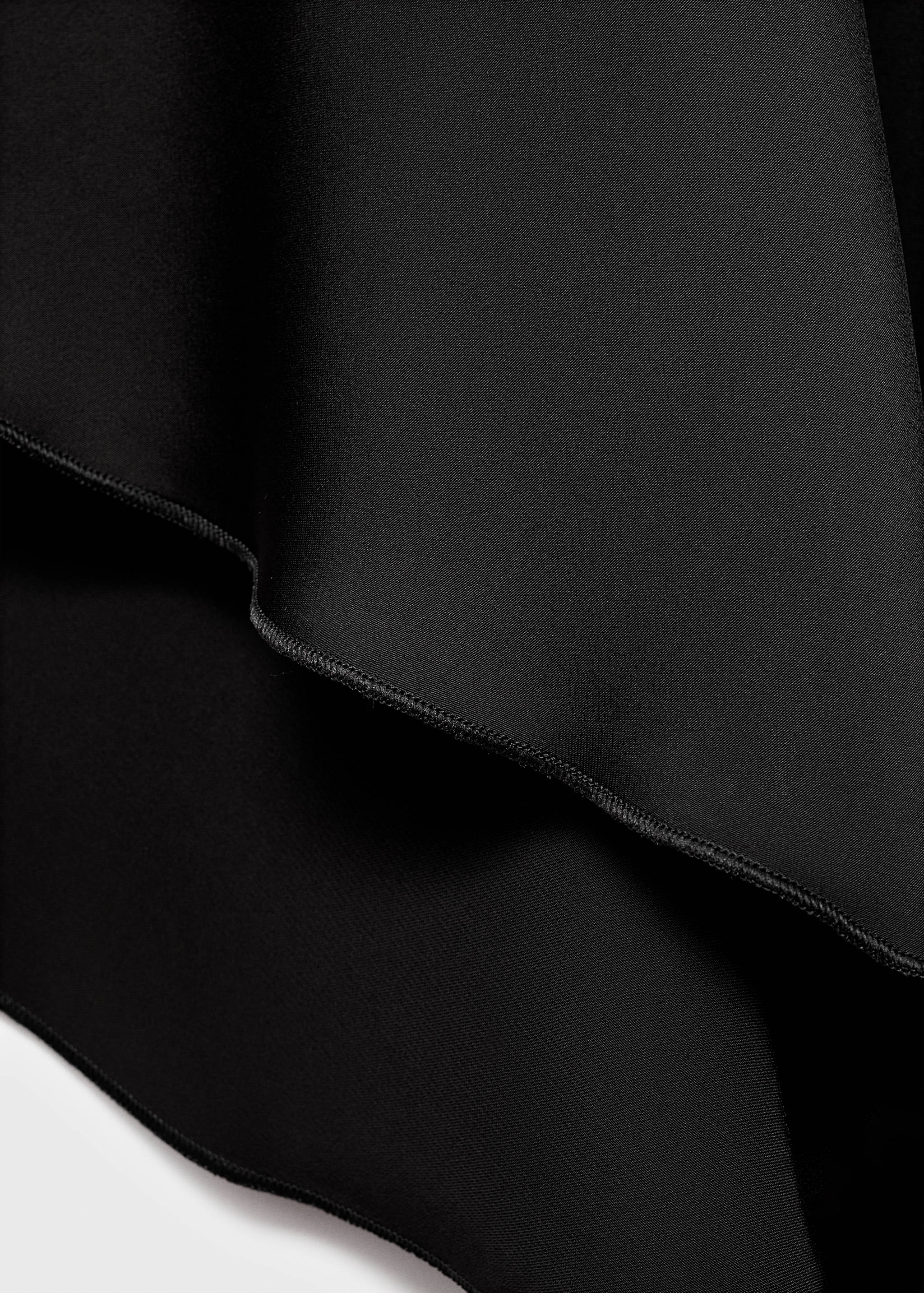 Asymmetrical satin-finish dress with asymmetrical hem - Details of the article 8