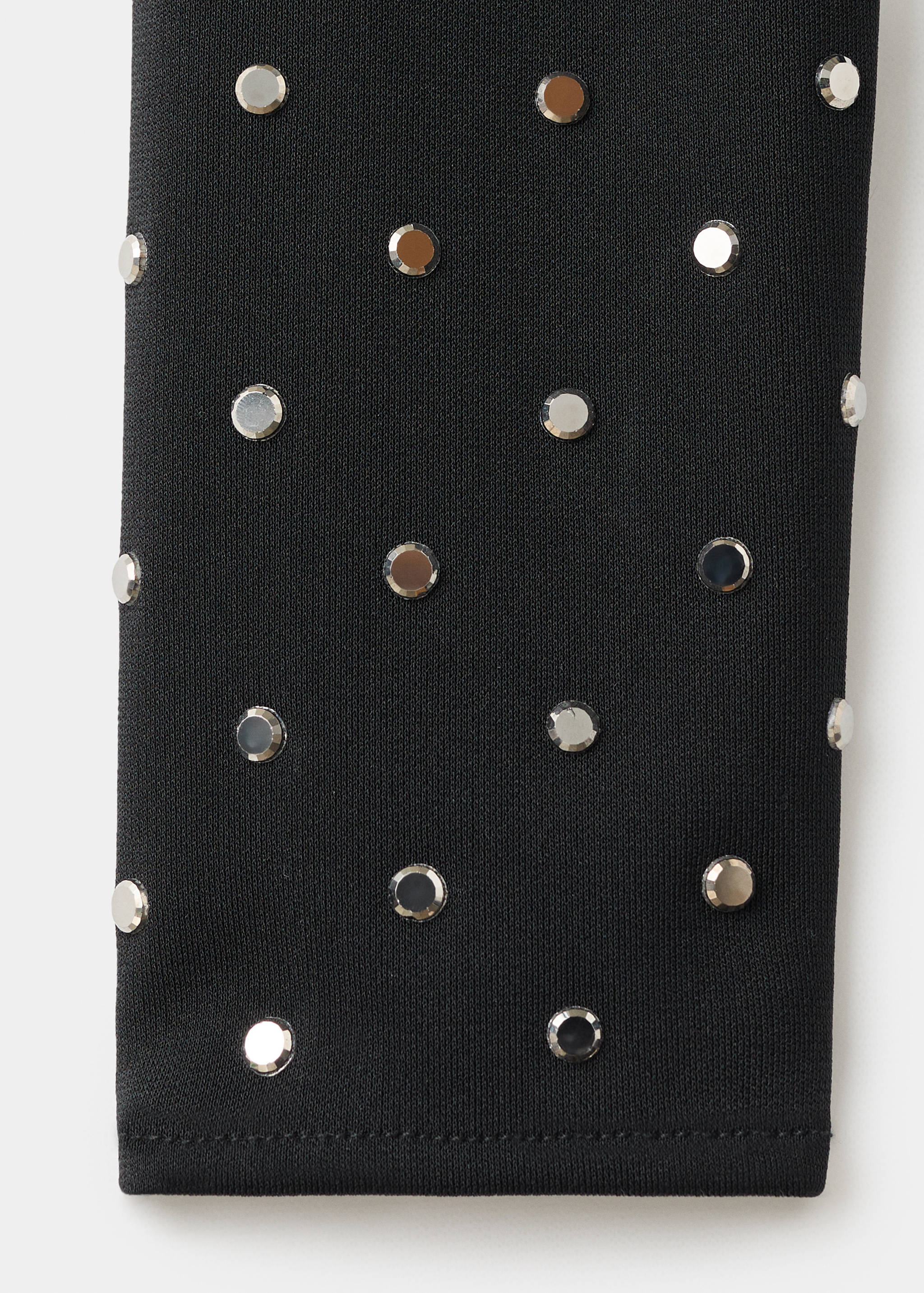 Long-sleeved crystal bodysuit - Details of the article 0