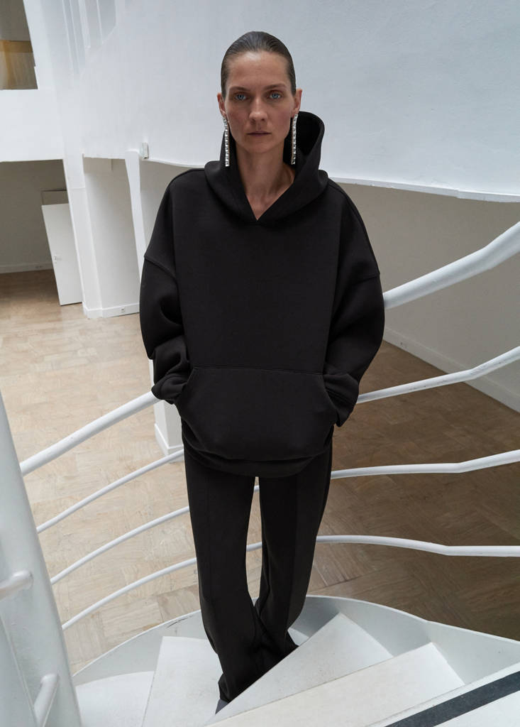 Oversized hoodie — Brown