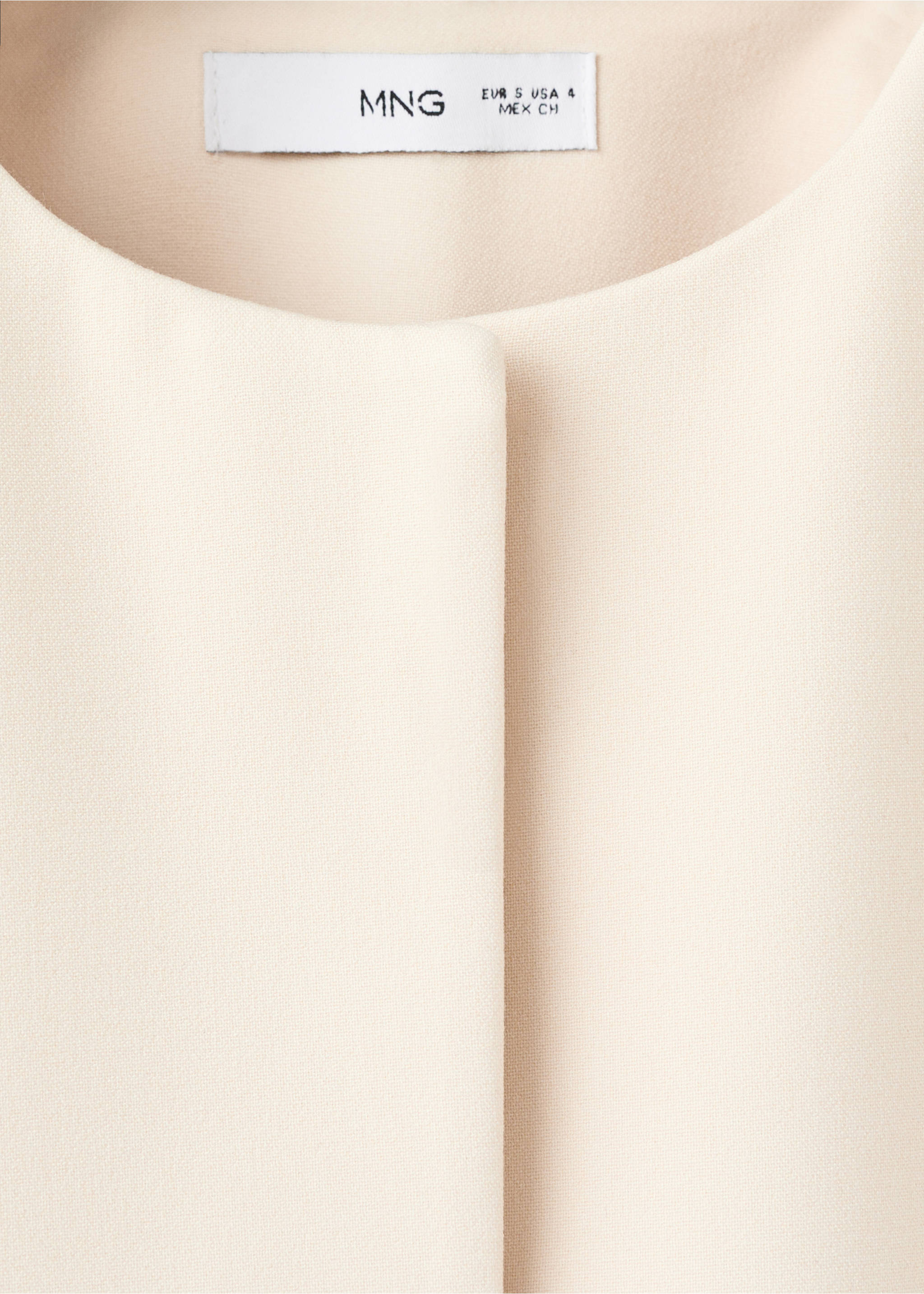 테일러드 수트 재킷 - 상품 내역: 0, 에크루. Ref: 17056360-00.