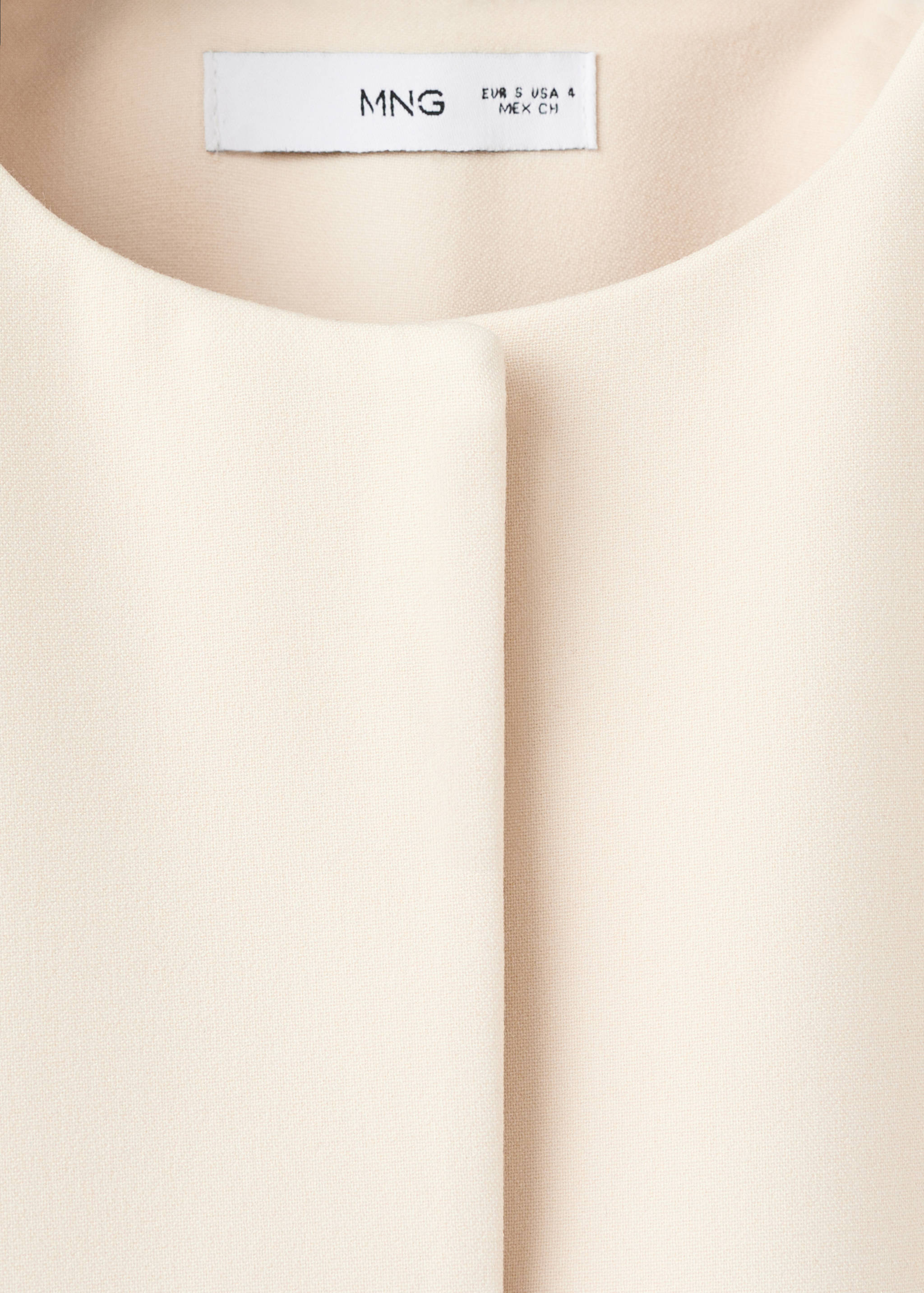 Blazer de fato justo - Pormenor do artigo 0