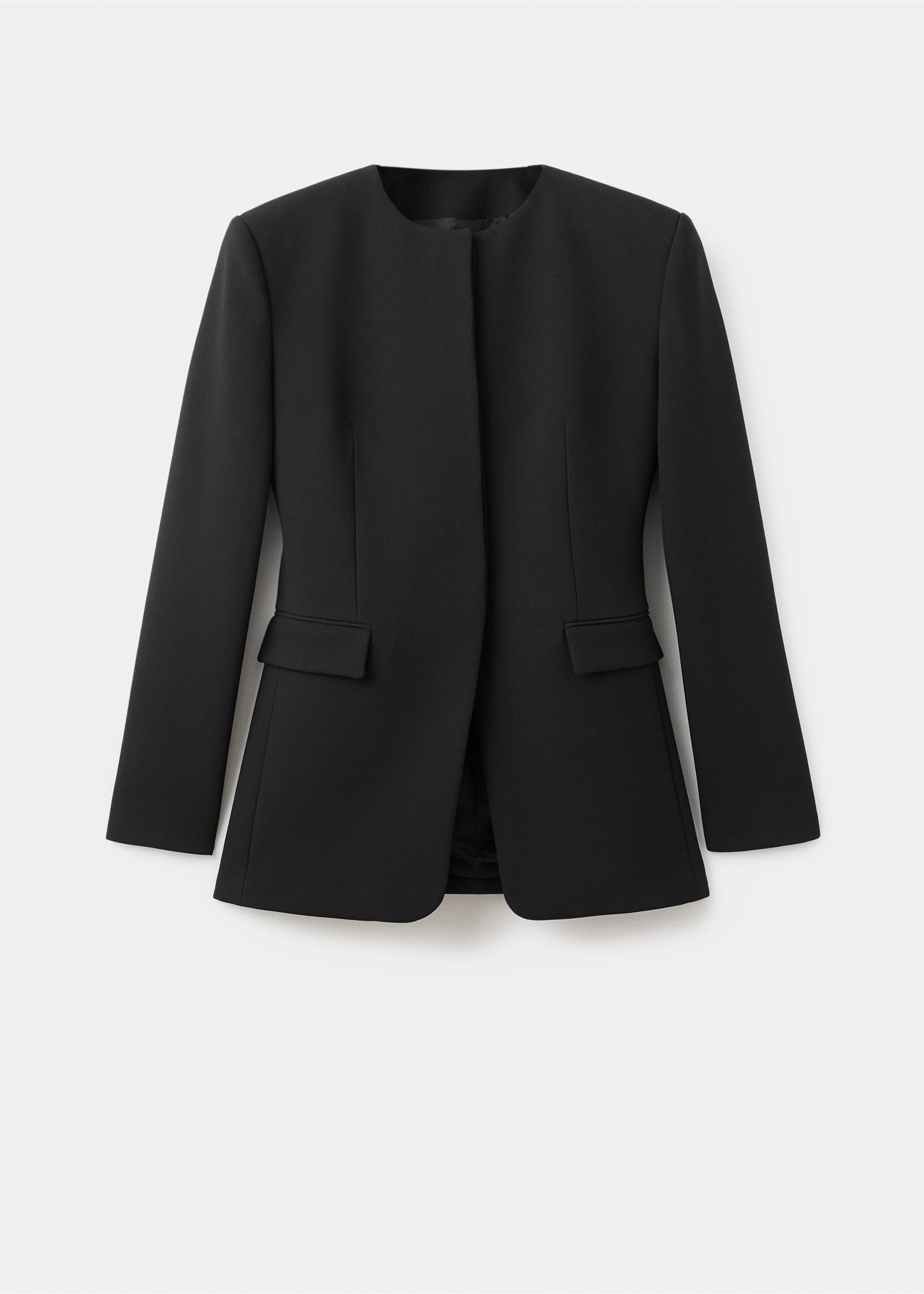 Dar kesim blazer ceket - Modelsiz ürün, Siyah. Ref: 17056360-00.