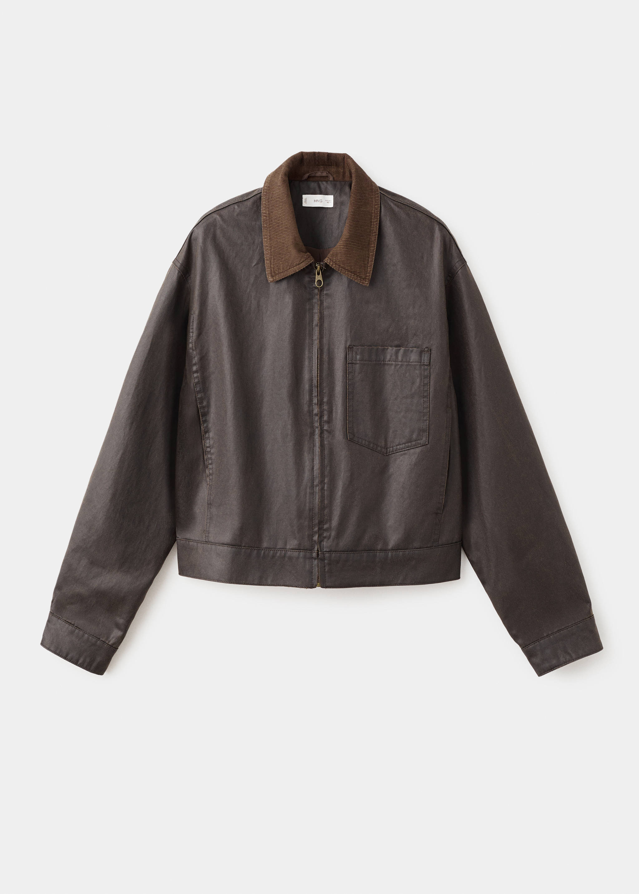 Leather-effect biker jacket - Article without model