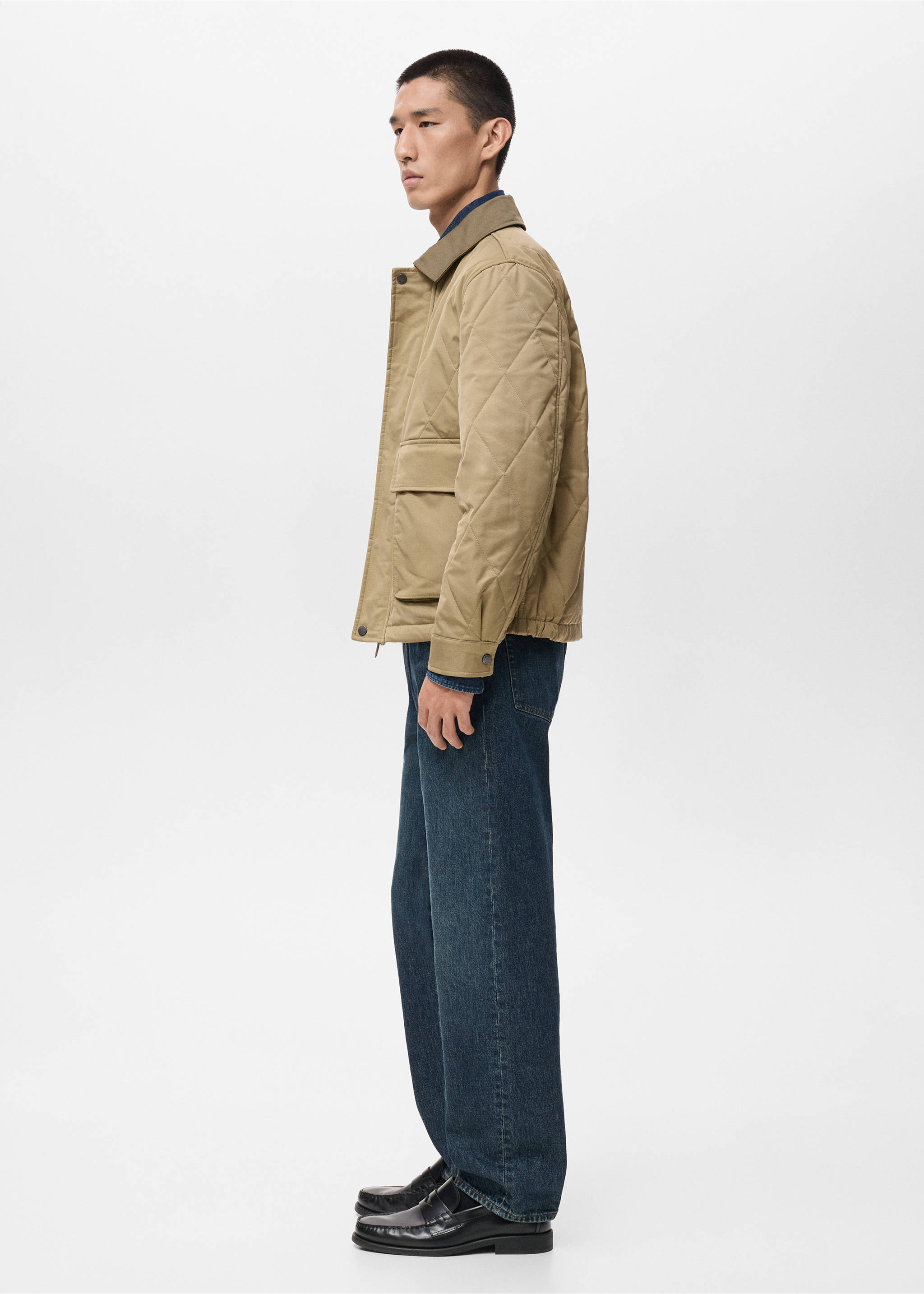 Veste matelassée hydrofuge - Détail de l'article 2, Beige. Ref: 17056721-00.