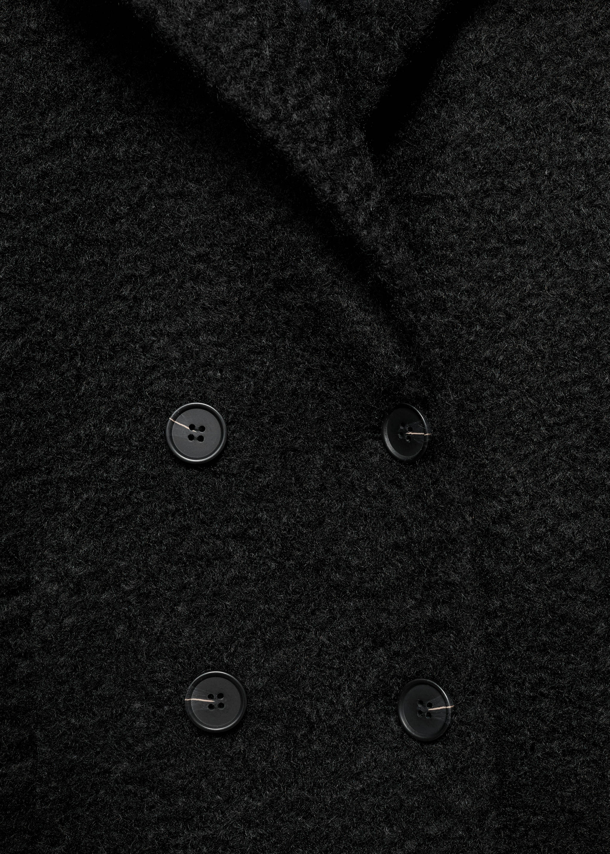 Manteau long drap de laine - Détail de l'article 0