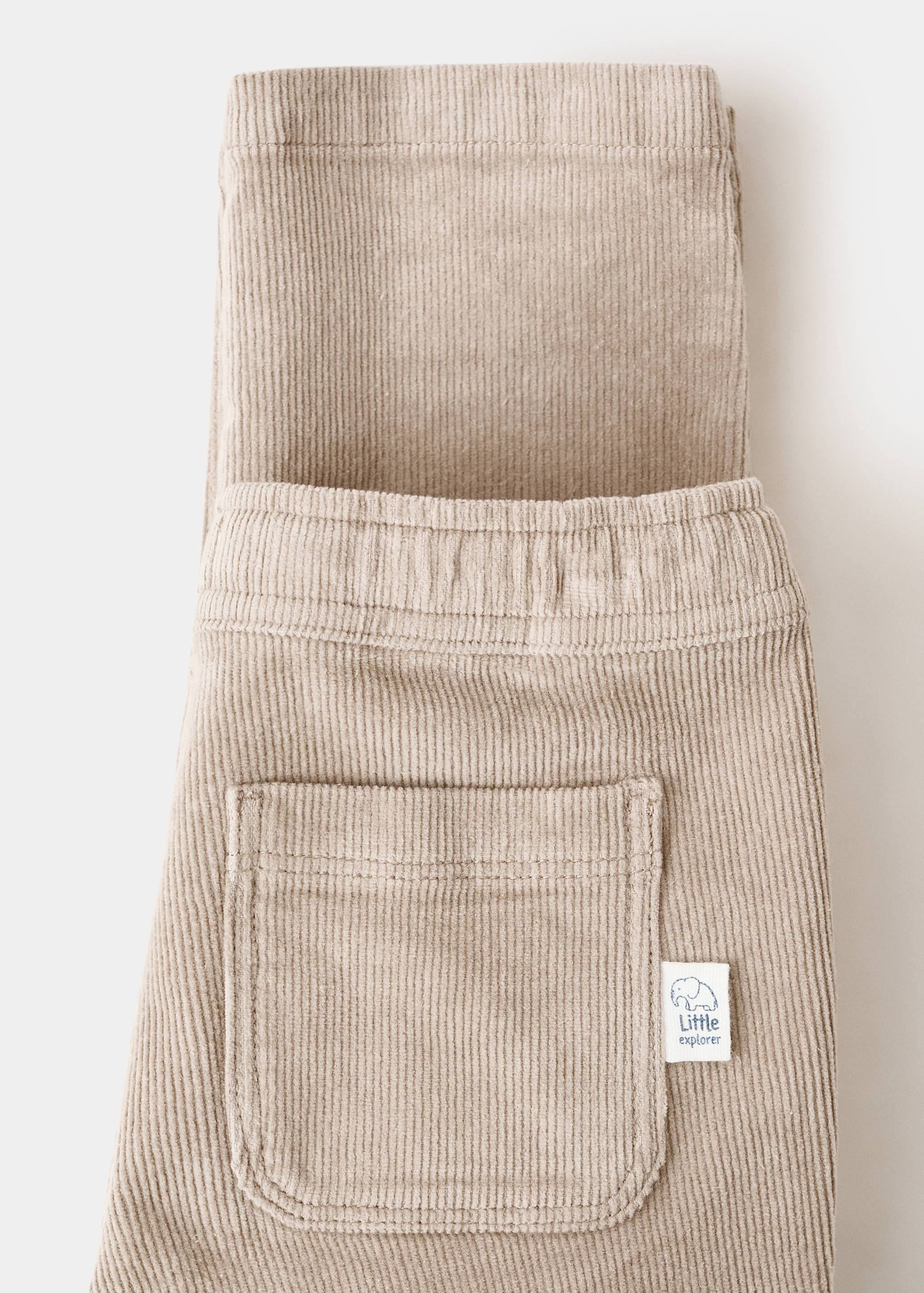Cotton corduroy trousers - Details of the article 8