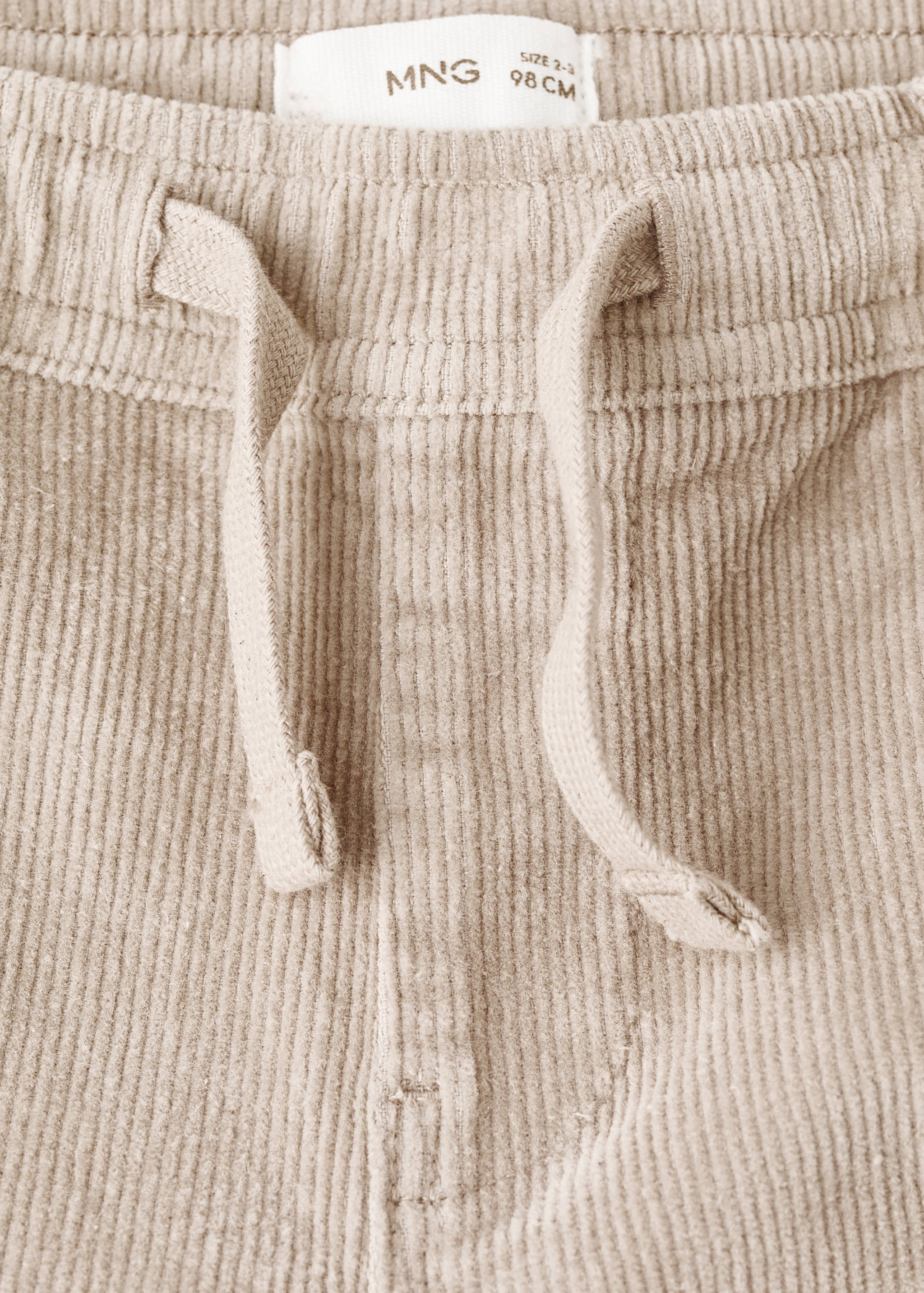 Cotton corduroy trousers - Details of the article 0