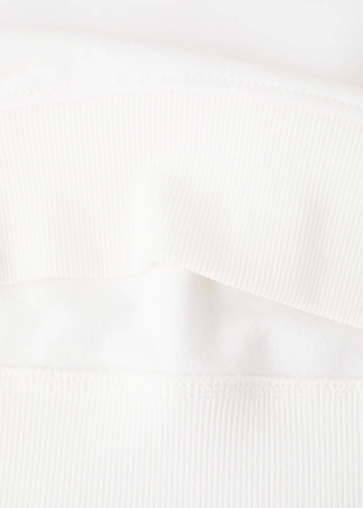 Printed cotton sweatshirt — Off White