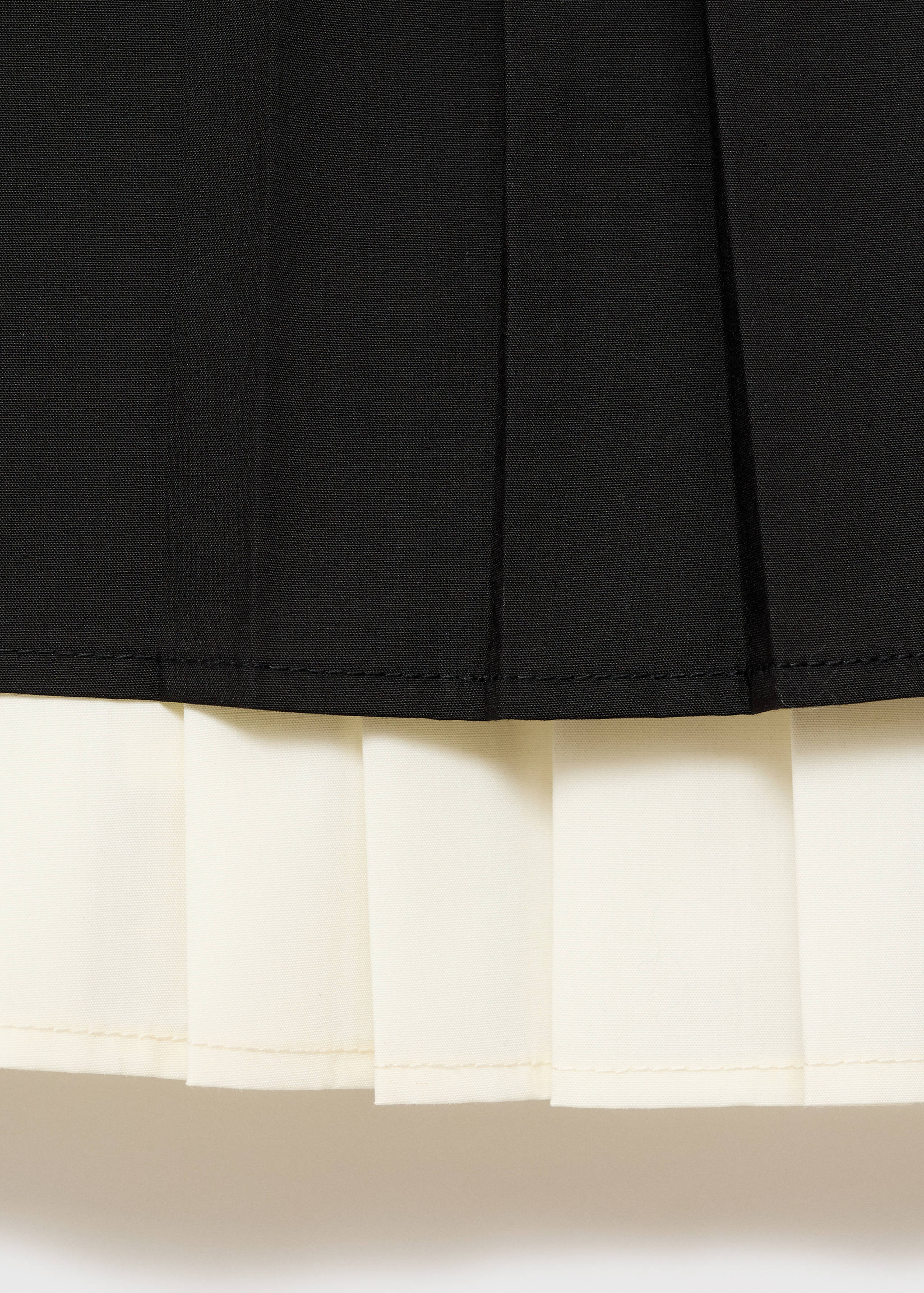 Комбинированный топ с плиссировкой - Деталь изделия 0