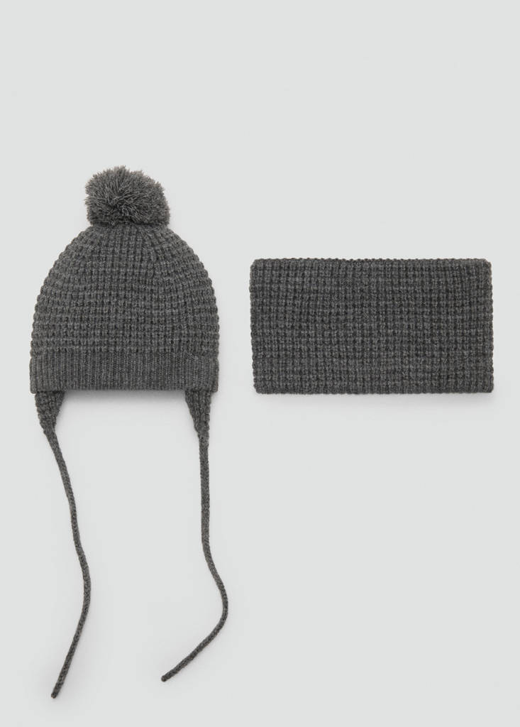 Strickschal — Anthrazit